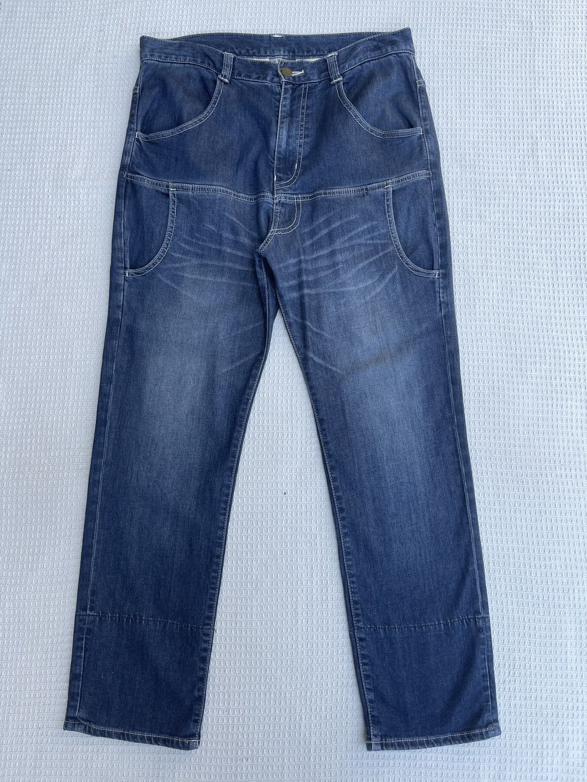 Frapbois LastDrop🔥Rare🔥Vtg FRAPBOIS Issey Miyake Japan Designer Jeans Size US 34 / EU 50 - 1 Thumbnail