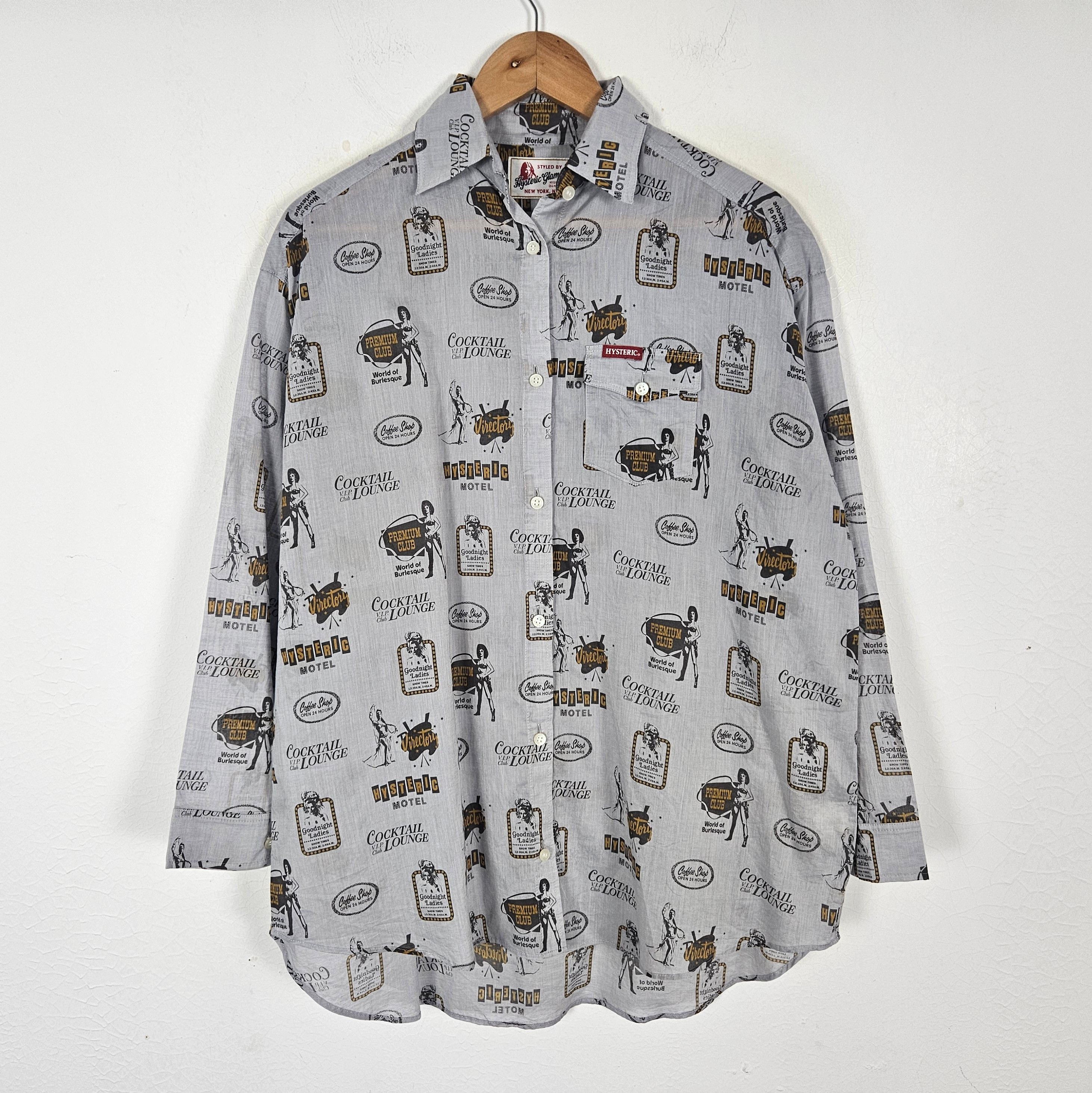 Hysteric Glamour Hysteric Glamour Coktail Lounge casual shirt Size US S / EU 44-46 / 1 - 2 Thumbnail