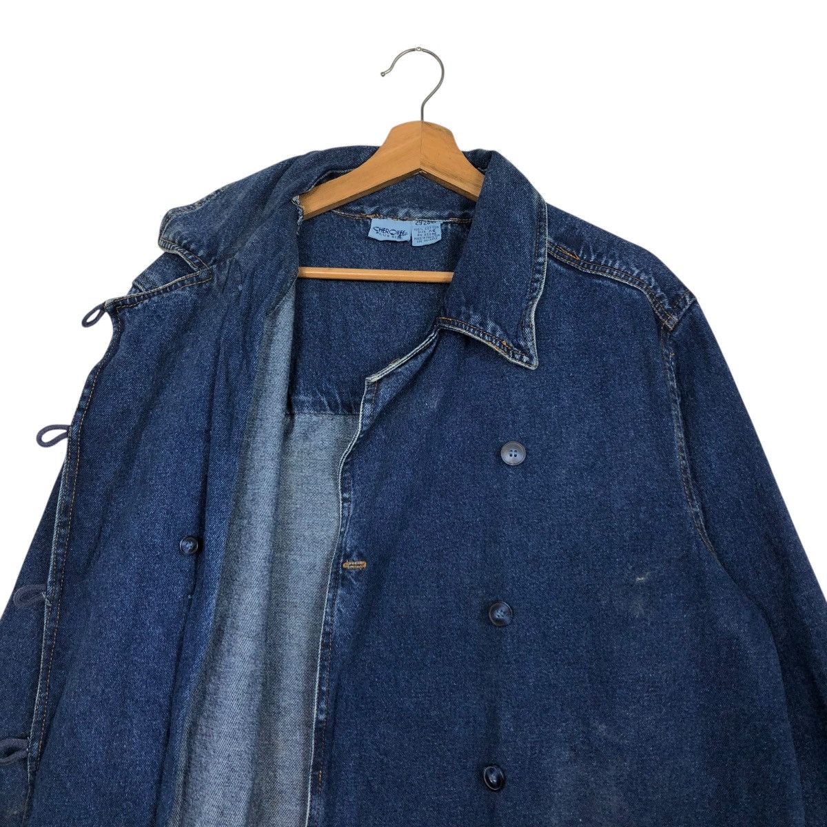 Japanese Brand 🔥VINTAGE CHORE WORK DENIM JACKET CHEROKEE ISSEY MIYAKE Size US L / EU 52-54 / 3 - 14 Thumbnail