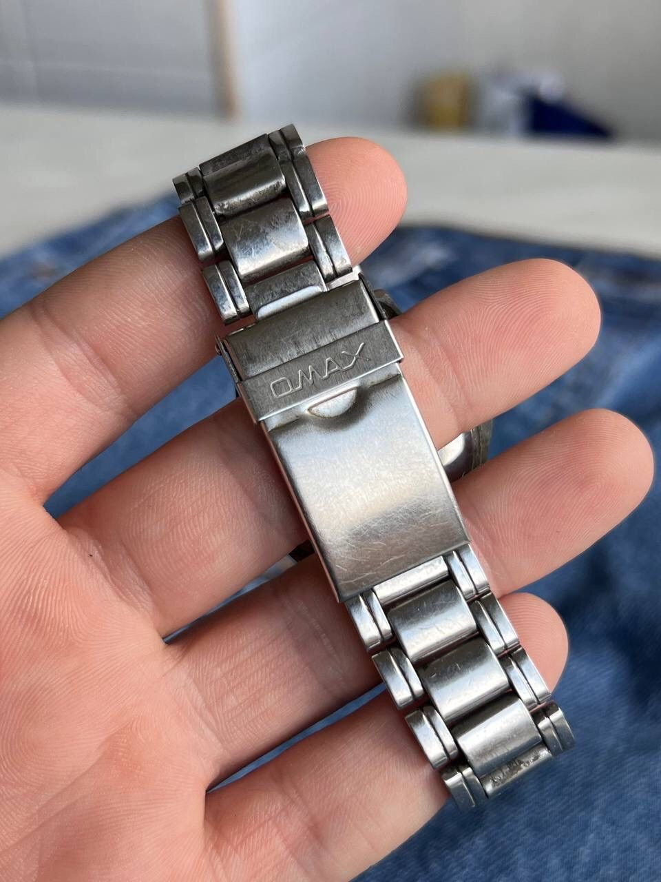 Japanese Brand × Vintage Omax vintage Chunky watch futuristic bracelet Watches Japan Size ONE SIZE - 4 Thumbnail