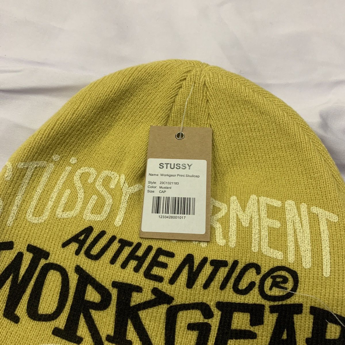Stussy × Vintage Stussy Workgear Print Skullcap Size ONE SIZE - 2 Thumbnail