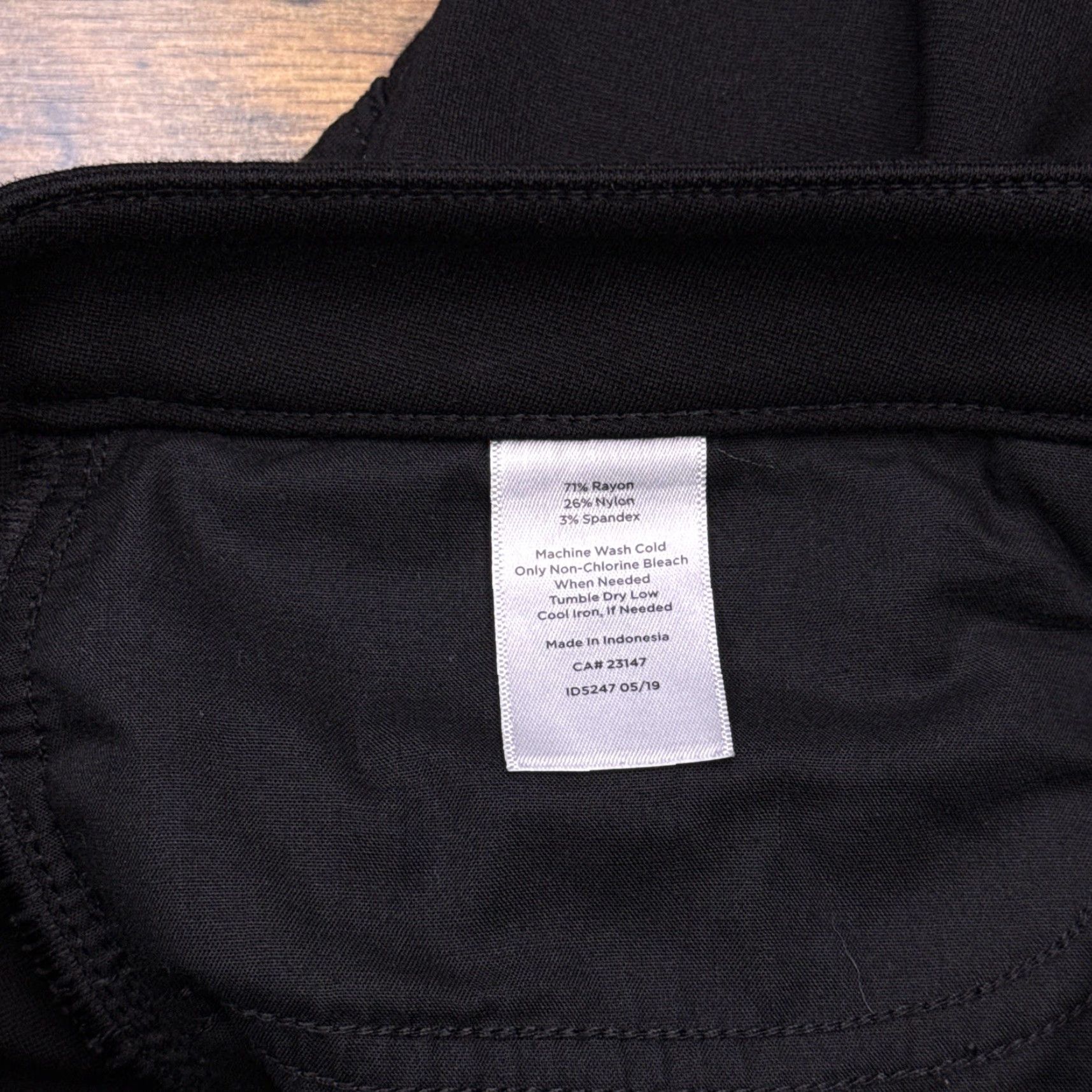 Talbots Talbots Jeans Jegging Ankle Black 16W Womens High Waist Stretch 5-Pocket Denim Regular Inseam 26in Size 38" / US 16 / IT 52 - 5 Thumbnail
