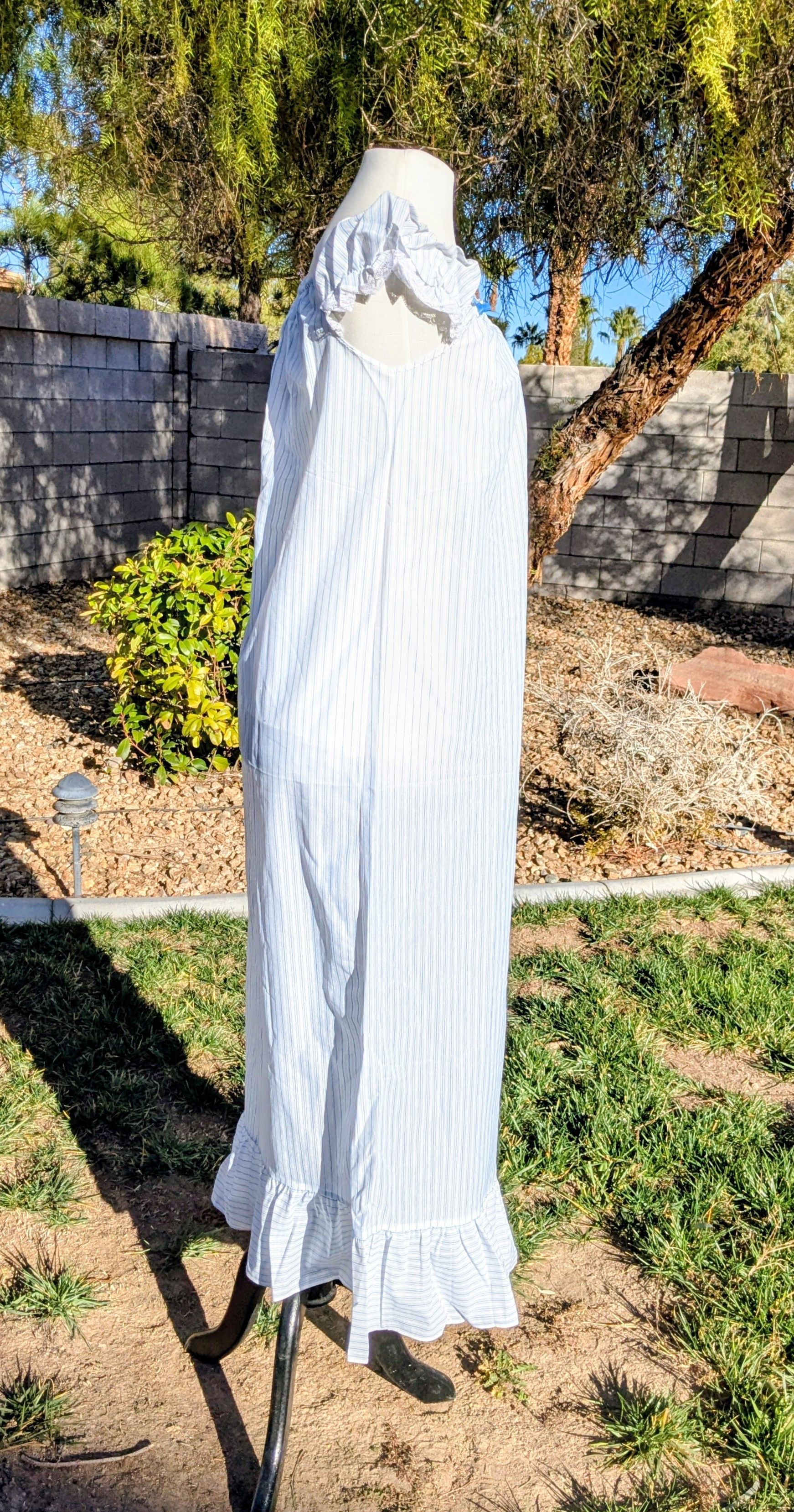 Vintage Vintage Jennifer Dale USA Made Nightgown Dress Lace Trim Size S / US 4 / IT 40 - 4 Thumbnail