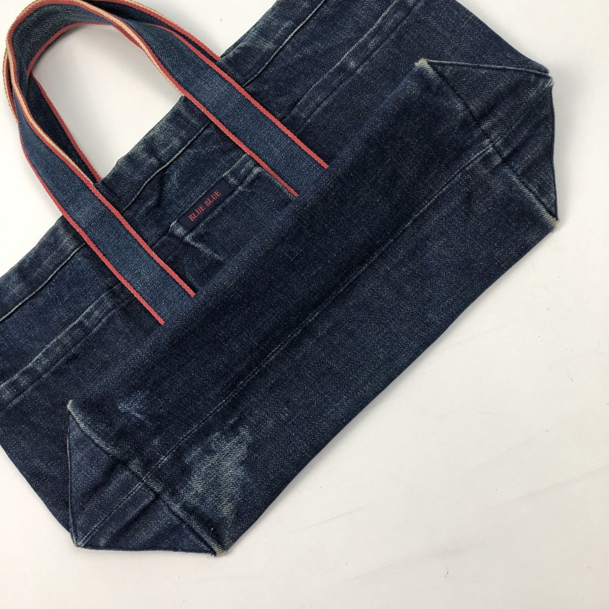 Blue Blue Japan BLUE BLUE DENIM CANVAS TOTE BAG Size ONE SIZE - 4 Thumbnail