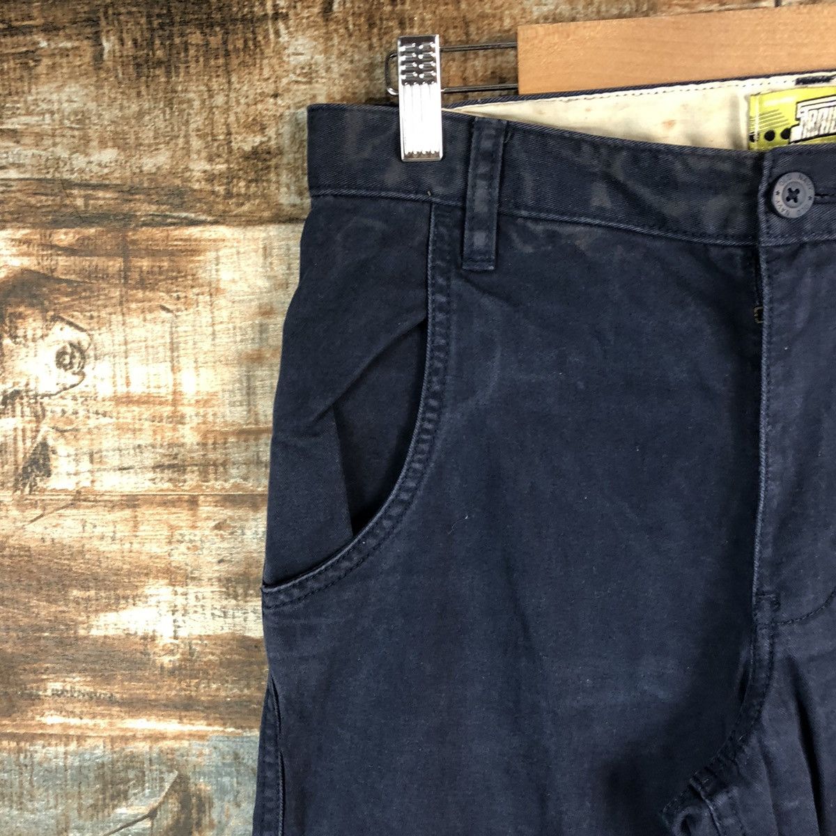Japanese Brand Old Navy Black Cargo Multipocket Pants #A2521 Size US 28 / EU 44 - 7 Thumbnail