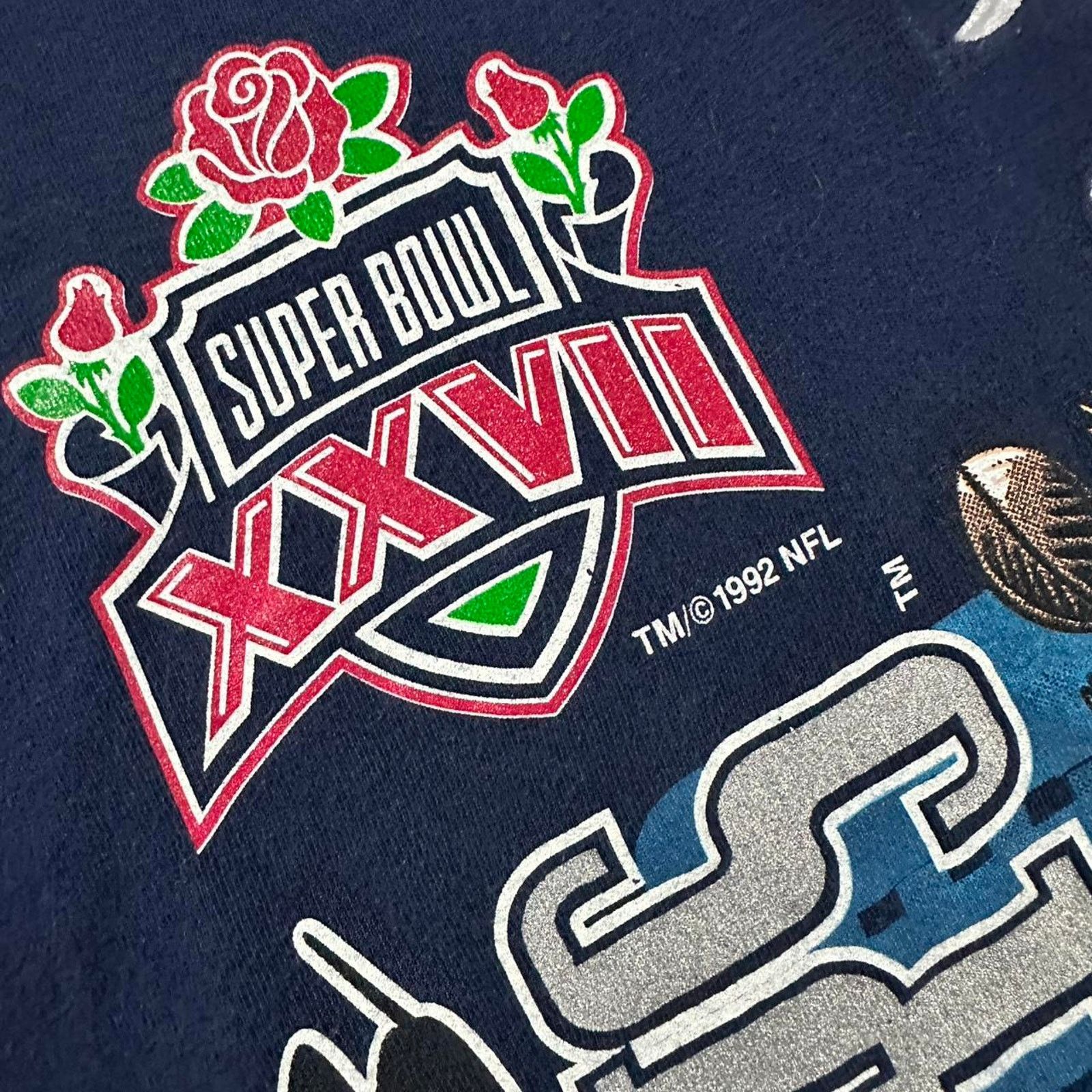 Nutmeg Vintage 1992 Nutmeg Dallas Cowboys Graphic T-Shirt - L Size US L / EU 52-54 / 3 - 4 Thumbnail