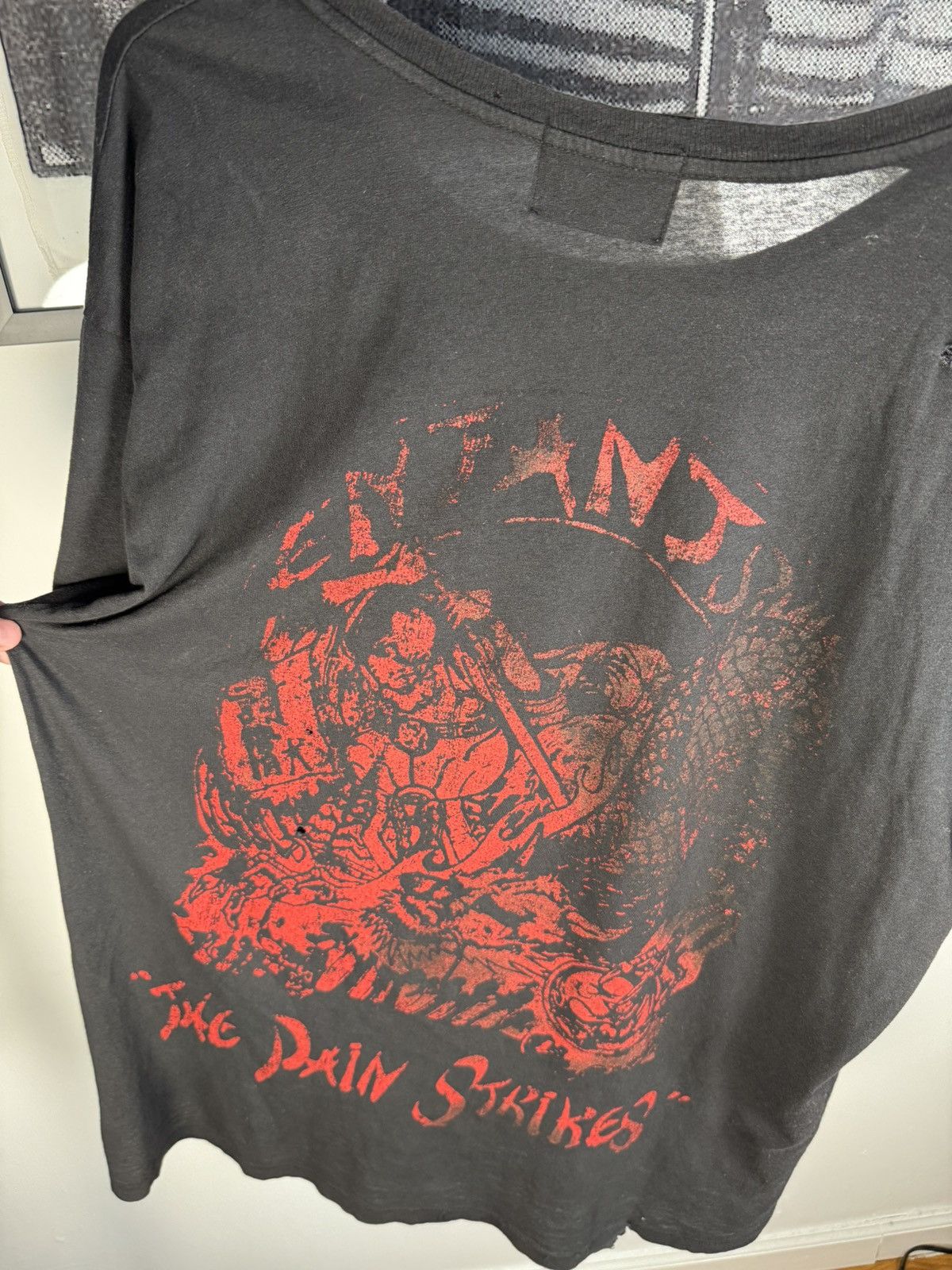 Enfants Riches Deprimes ICONIC GRAIL 💉 2022 "SICK OF IT ALL" HEROIN ANONYMOUS SHIRT Size US XL / EU 56 / 4 - 7 Thumbnail