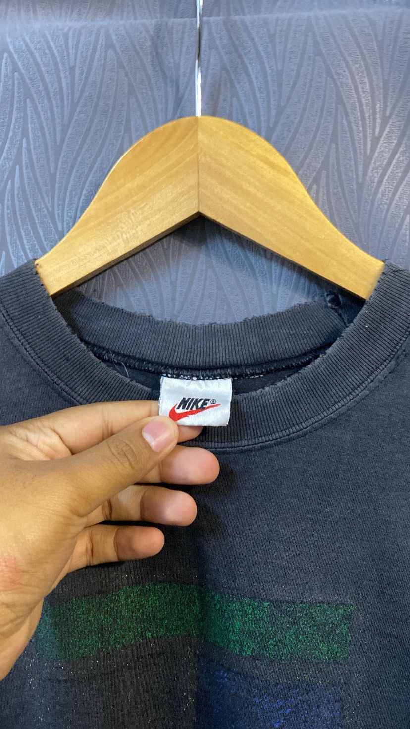 Nike ‼️NEED GONE‼️ Sick Distress Sunfaded Vintage Nike Court Black Size US L / EU 52-54 / 3 - 2 Thumbnail