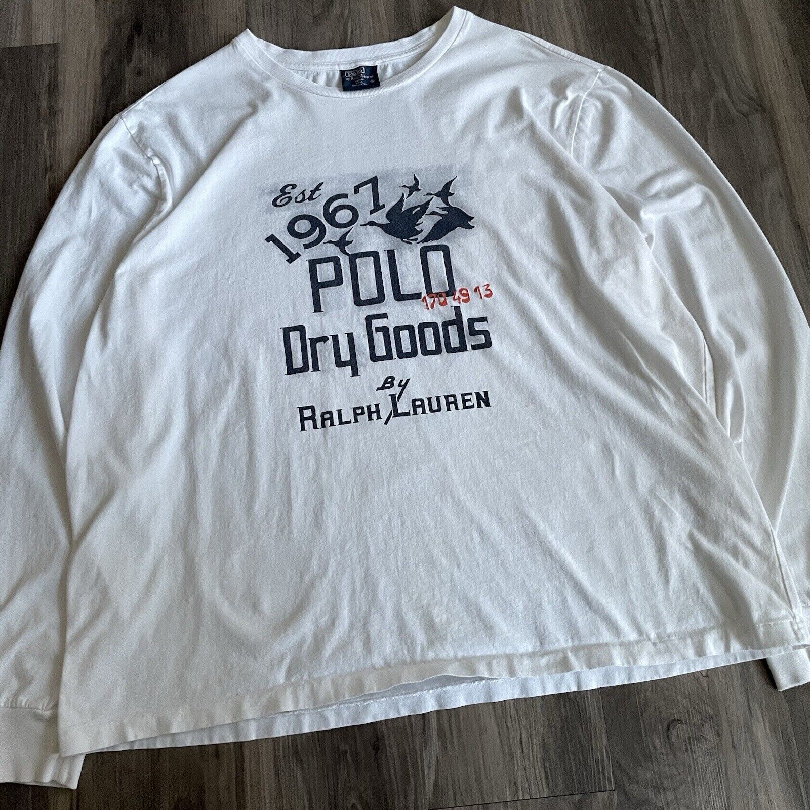 Polo Ralph Lauren × Vintage Vintage Polo Ralph Lauren T-Shirt Size XL Dry Goods Size US XL / EU 56 / 4 - 4 Thumbnail