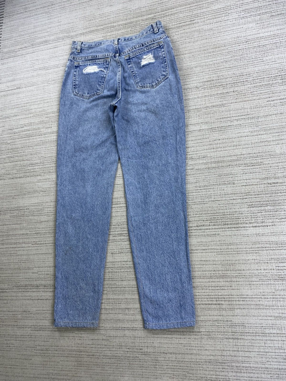 If Six Was Nine × Jones New York × Vintage Vintage Jones Jeans Ripped Style Denim Pants Size US 28 / EU 44 - 6 Thumbnail