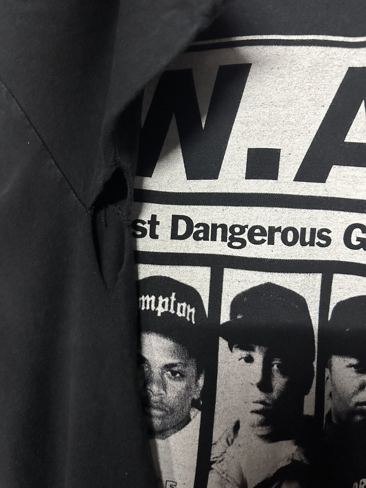 Band Tees Vintage NWA Ruthless Records Merchandising Faded Tee Size US XL / EU 56 / 4 - 4 Thumbnail
