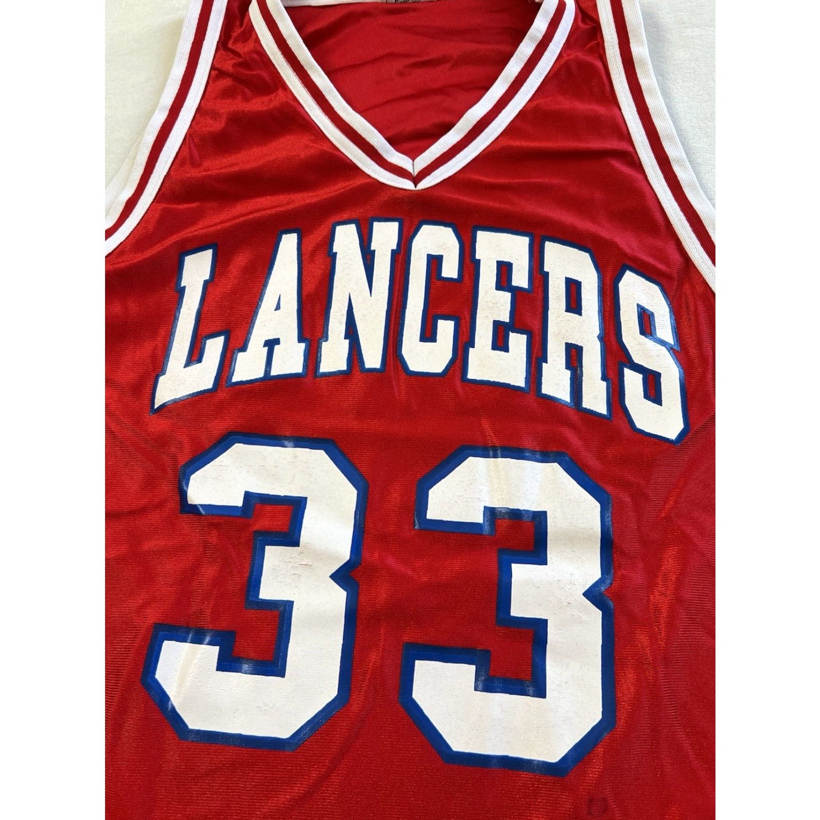Wilson VINTAGE Wilson Jersey Basketball Tank 90s Red XL Men Lancers Sleeveless United States Size US XL / EU 56 / 4 - 2 Thumbnail