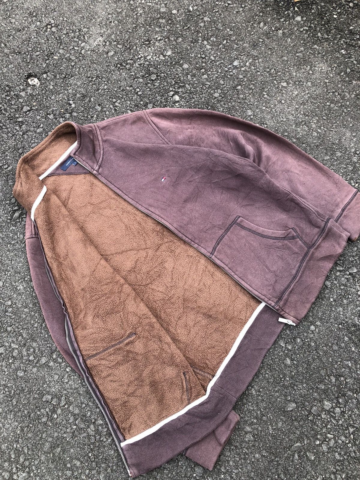 Tommy Hilfiger Vintage Beauty Faded Tommy Hilfiger Fullzipper Fleece Jacket Size US L / EU 52-54 / 3 - 2 Thumbnail