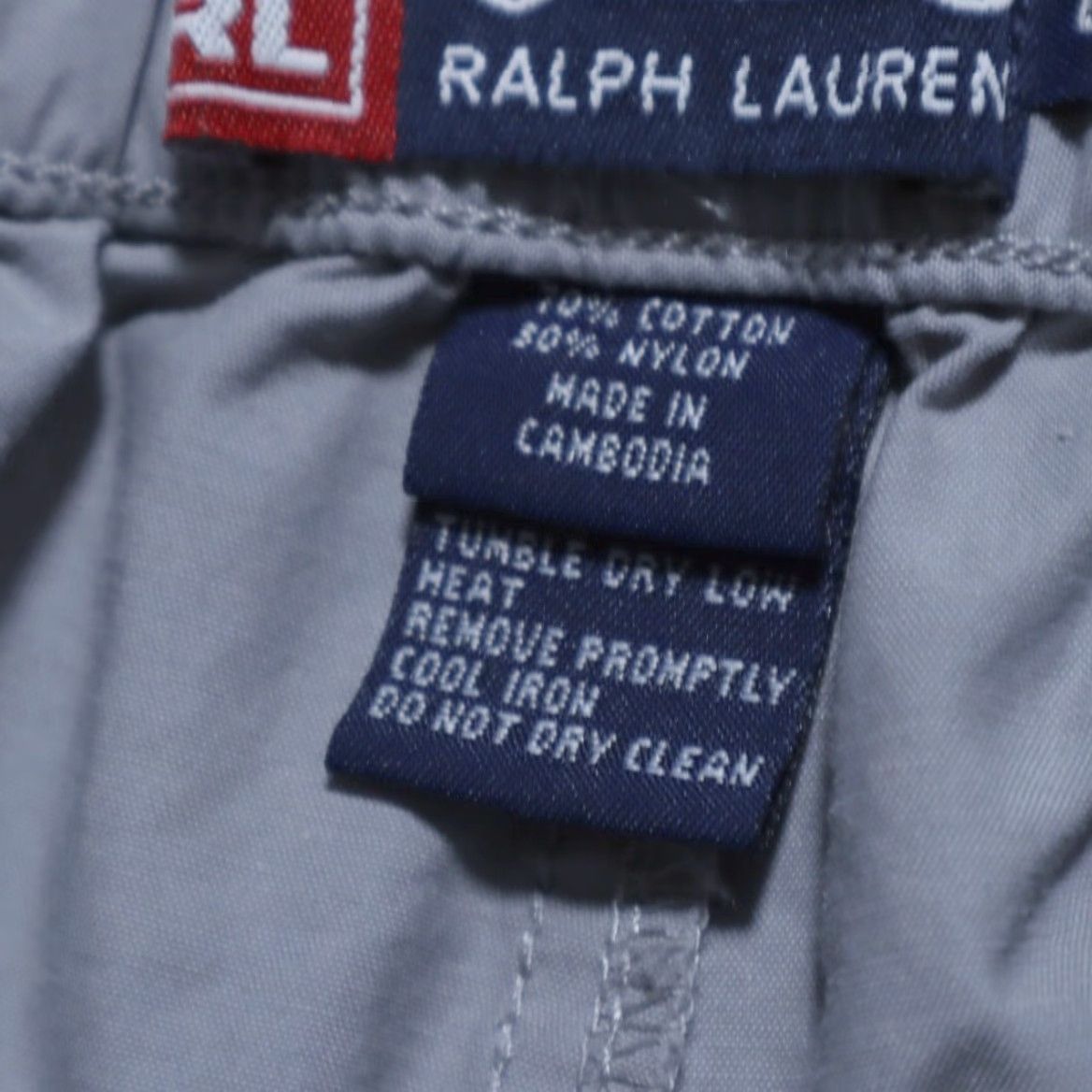 Ralph Lauren VTG Chaps Ralph Lauren Baggy Cotton Blend Chino Pants Gray Men's L Size US 33 - 6 Thumbnail