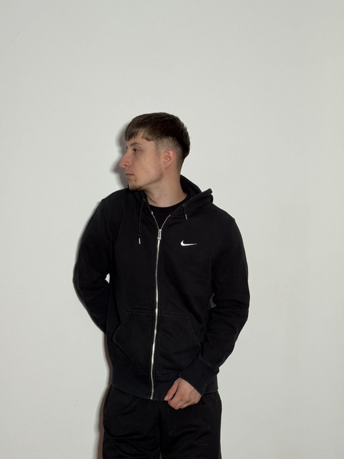Other Vintage Nike Zip up hoodie metal zip Size US L / EU 52-54 / 3 - 2 Thumbnail