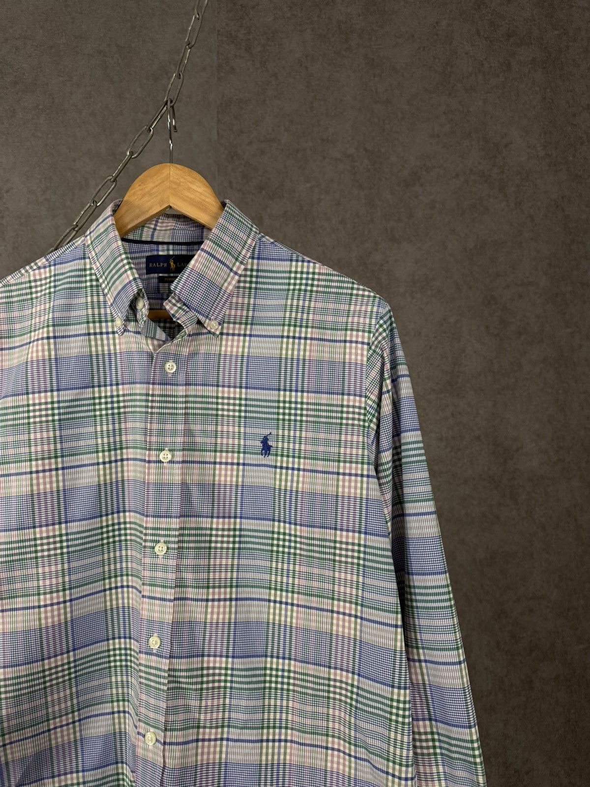 Polo Ralph Lauren Polo Ralph Lauren designer logo checkered shirt Size US M / EU 48-50 / 2 - 2 Thumbnail
