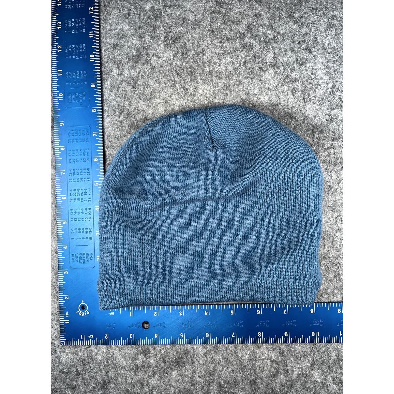 Vintage Athletech Beanie Mens One Size Blue Knit Snowboarder Fleece Lined Winter Reversible OSFM Cold Weather Hat Size US M / EU 48-50 / 2 - 4 Thumbnail