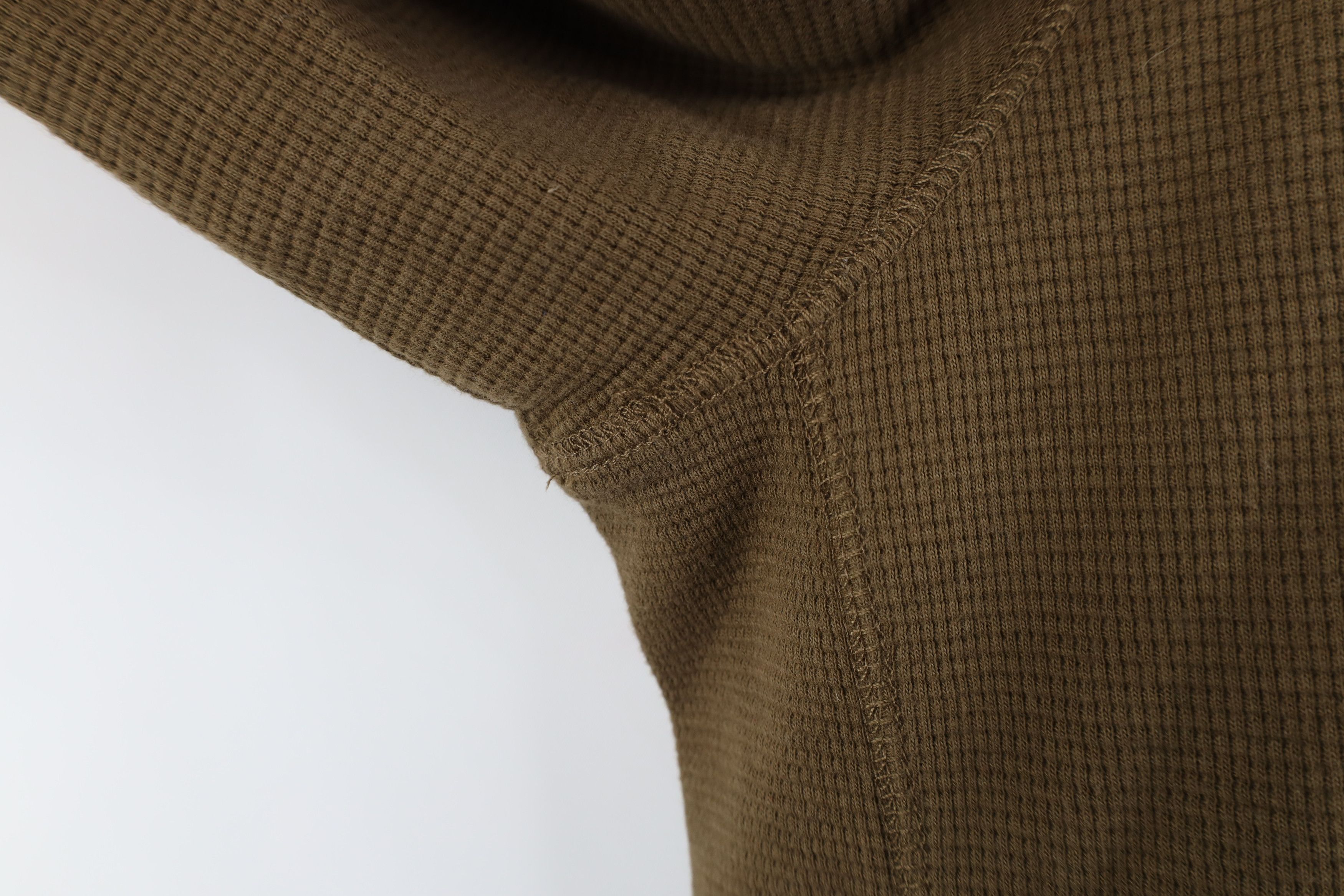 Eddie Bauer × Vintage Vintage Eddie Bauer Thermal Waffle Knit Henley T-Shirt Breen Size US XL / EU 56 / 4 - 6 Thumbnail