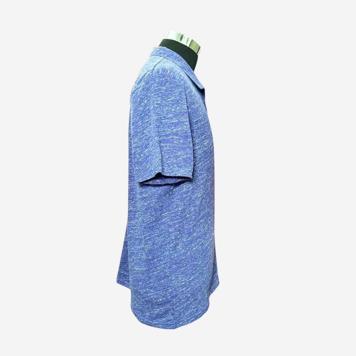 Lucky Brand Lucky Brand Men’s Blue Johnny Collar Linen Shirt Sz M Size US M / EU 48-50 / 2 - 9 Thumbnail