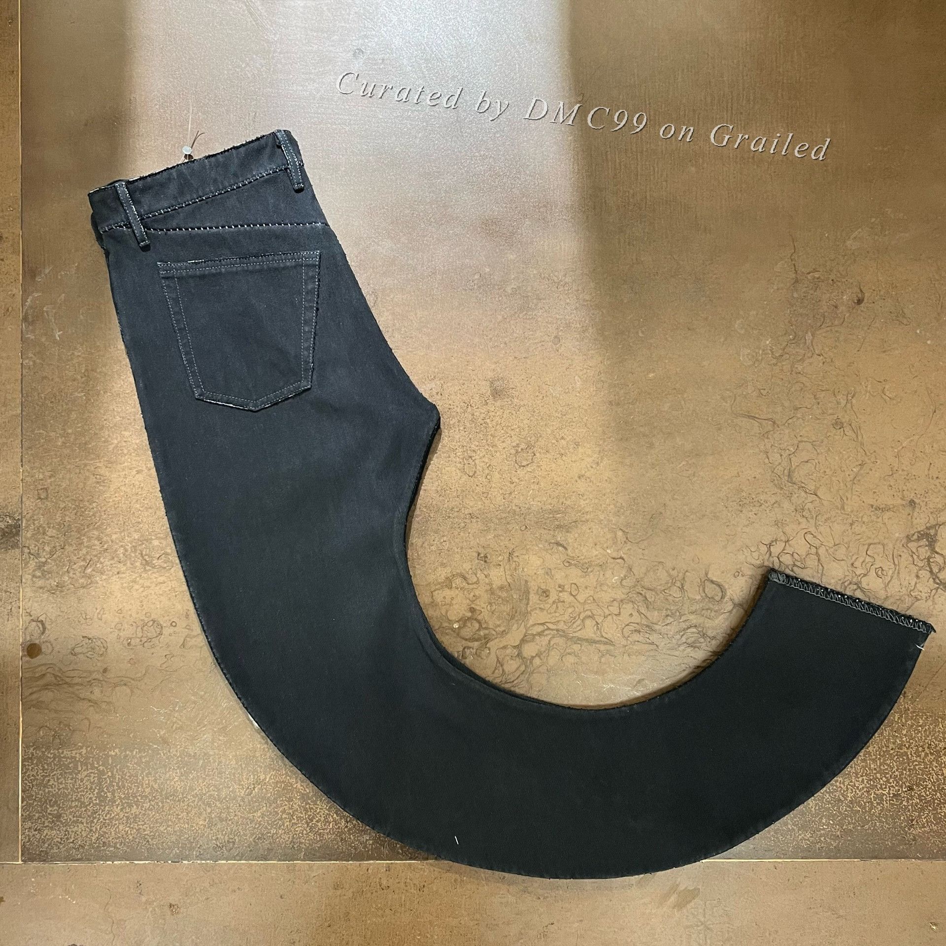Carol Christian Poell Carol Christian Poell Spiral Overlock Jeans