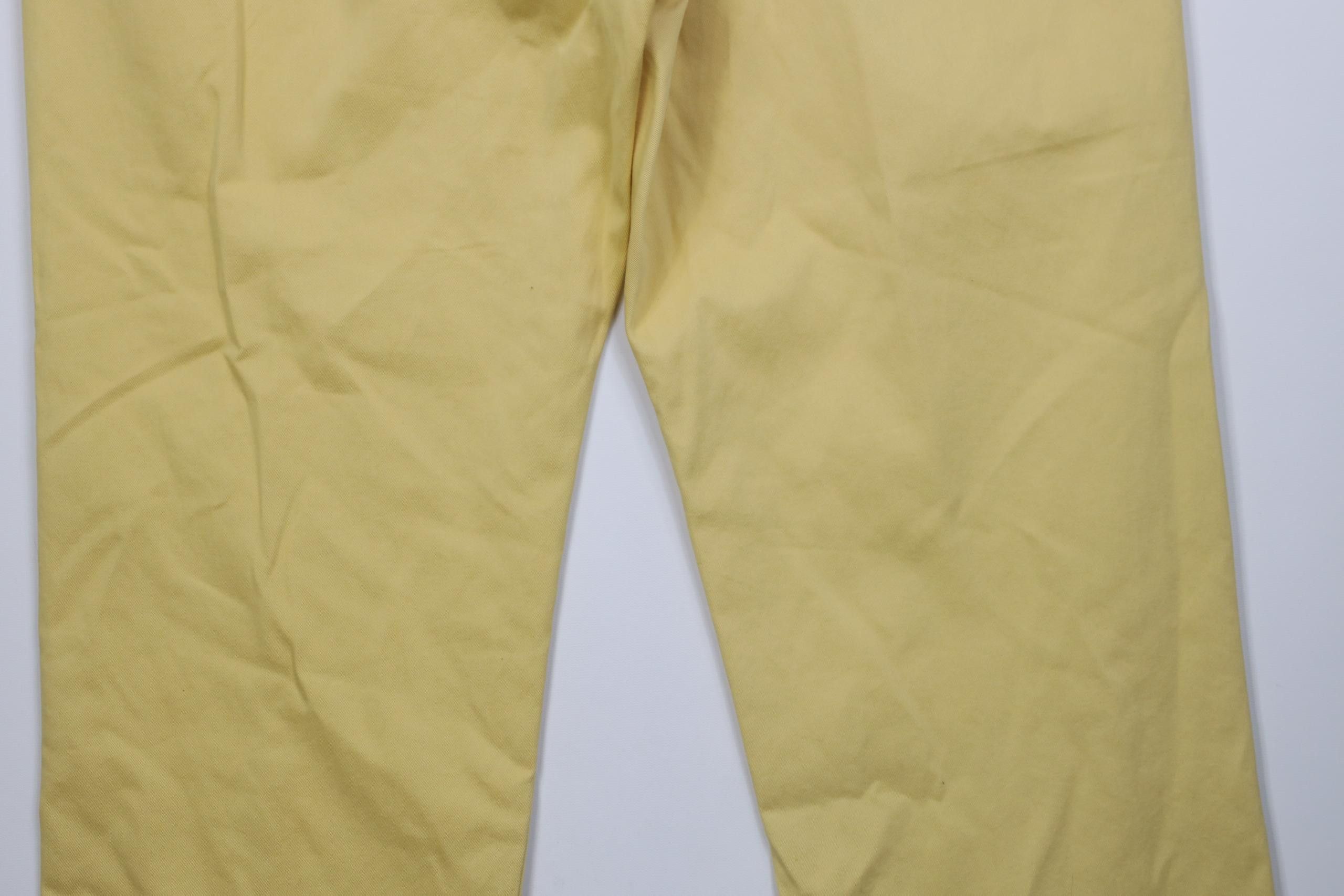 Polo Ralph Lauren Vintage Y2K Ralph Lauren Cotton Wide Leg Chino Pants Yellow Size US 42 / EU 58 - 11 Thumbnail