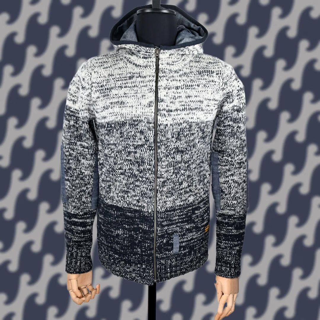 G-Star G-Star ARIZONA HOODED JACKET Sweater L Mens Multicolor Lambwool Knit Geometric Stars Casual Size US L / EU 52-54 / 3 - 1 Thumbnail