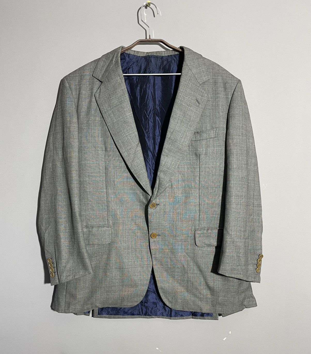 Vintage Brioni Wool Gray Blazer size 54