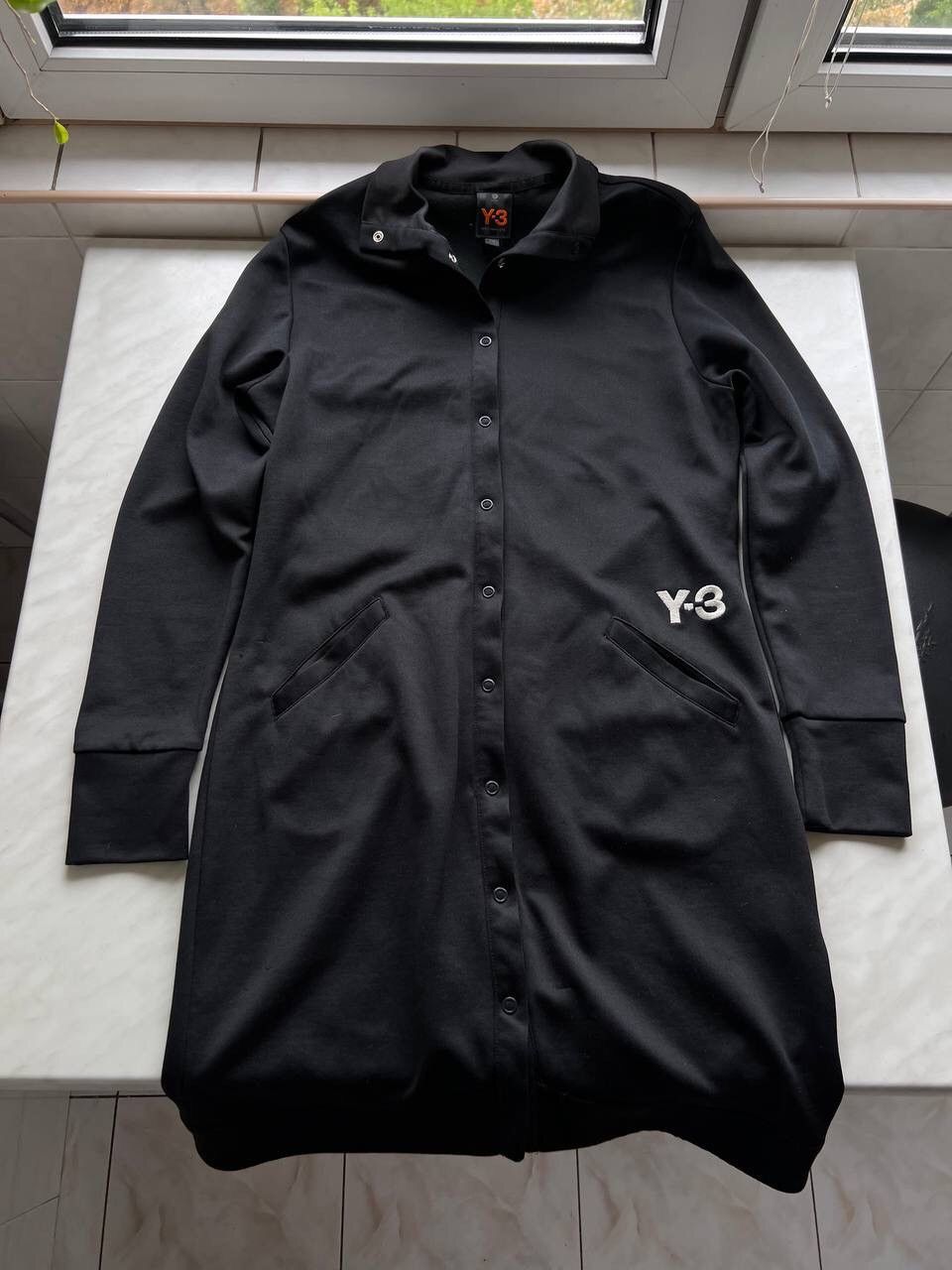 Yohji Yamamoto 2006 ADIDAS Y3 YOHJI YAMAMOTO - VINTAGE LONG BLACK DRESS Size L / US 10 / IT 46 - 9 Thumbnail