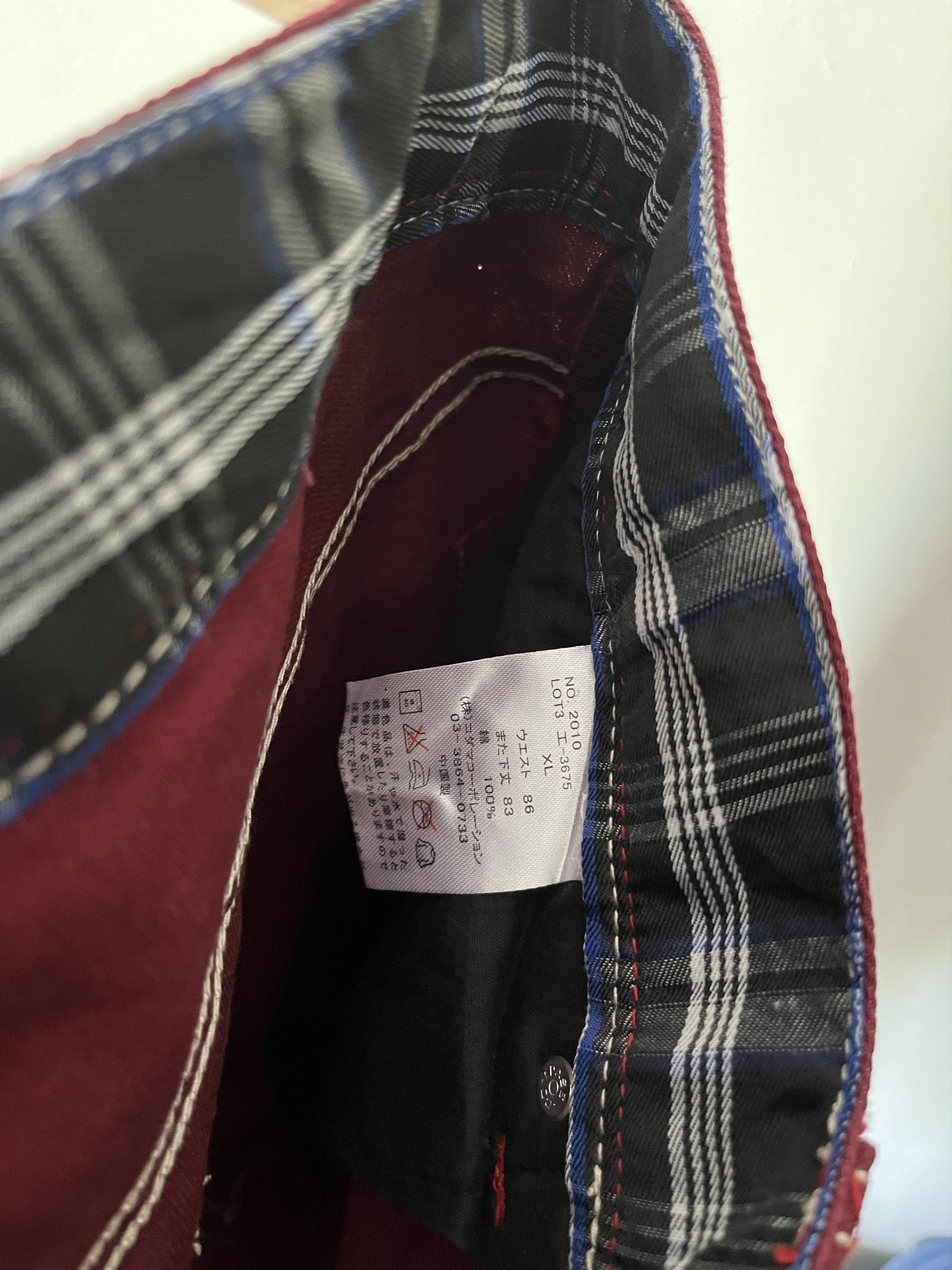 Isamu Katayama Backlash Jack serika vampire blood vkei style jeans Size US 33 - 9 Thumbnail