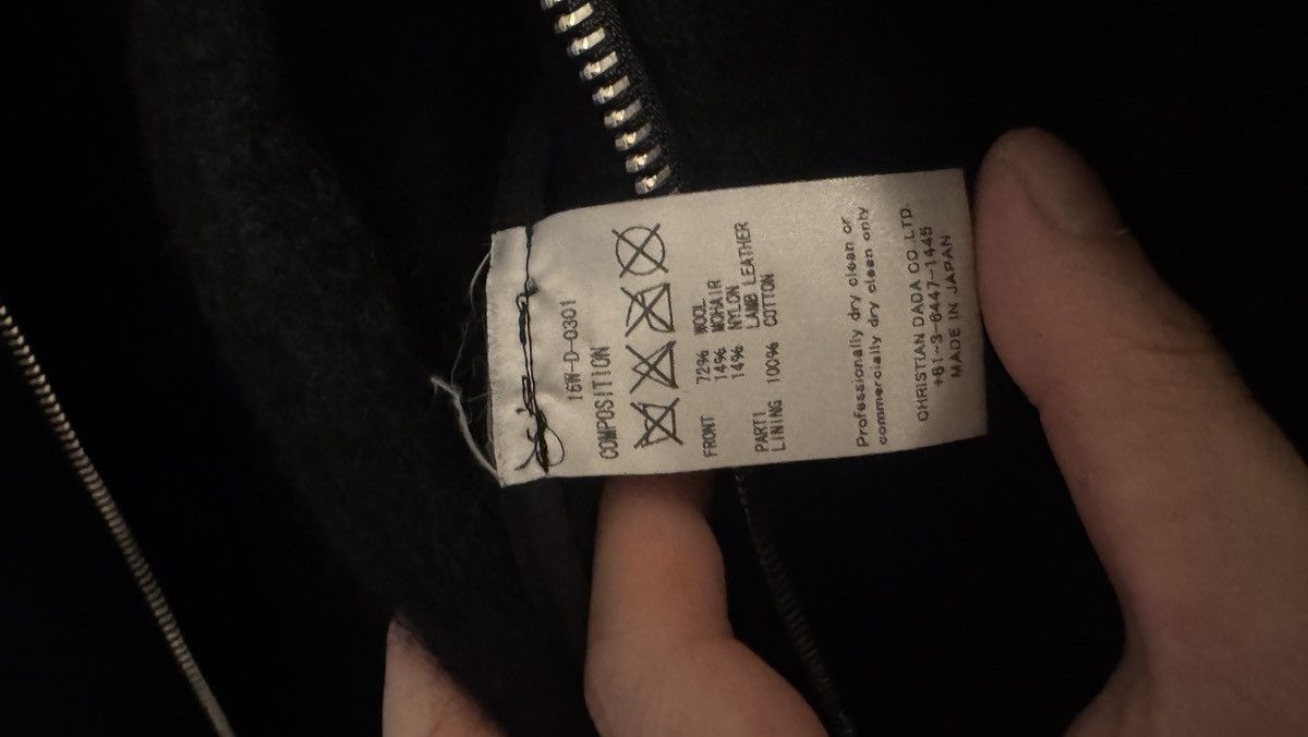 Christian Dada Christian Dada Wool + mohair biker long coat Size US S / EU 44-46 / 1 - 10 Thumbnail