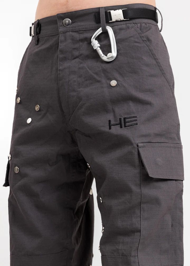 Heliot Emil o1mle0125 Morphed Cargo Pant in Grey Size US 34 / EU 50 - 4 Thumbnail