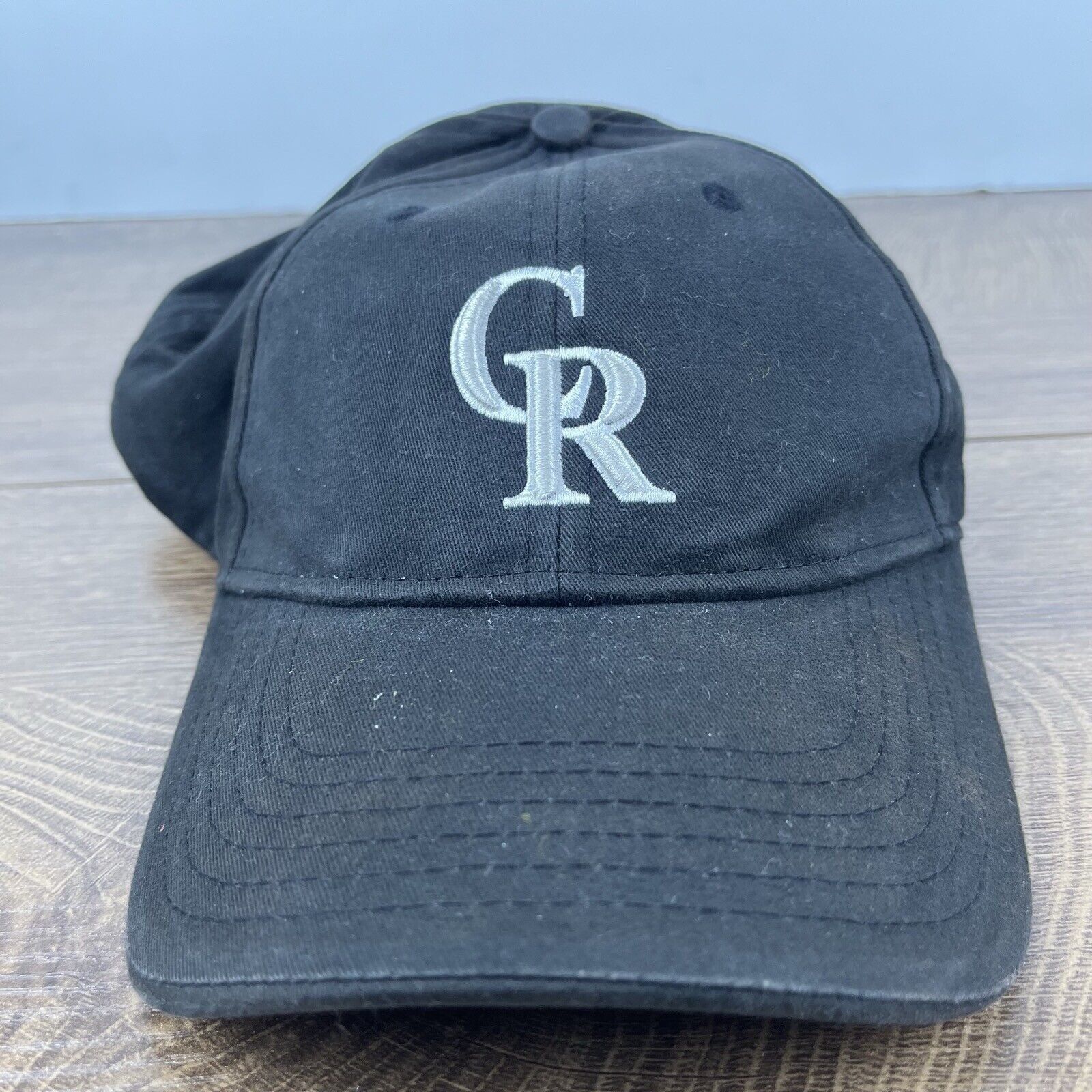 Other Colorado Rockies MLB Hat Black Cap Hat Adjustable Hat Black Size ONE SIZE - 2 Thumbnail