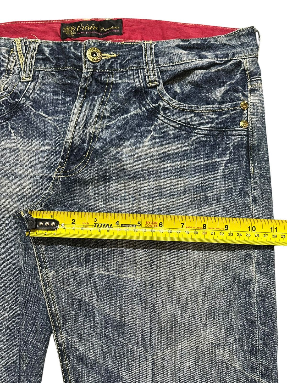 Japanese Brand Vintage Japanese Brand Blue Thunder Wash Style Loose Jeans Size US 34 / EU 50 - 15 Thumbnail