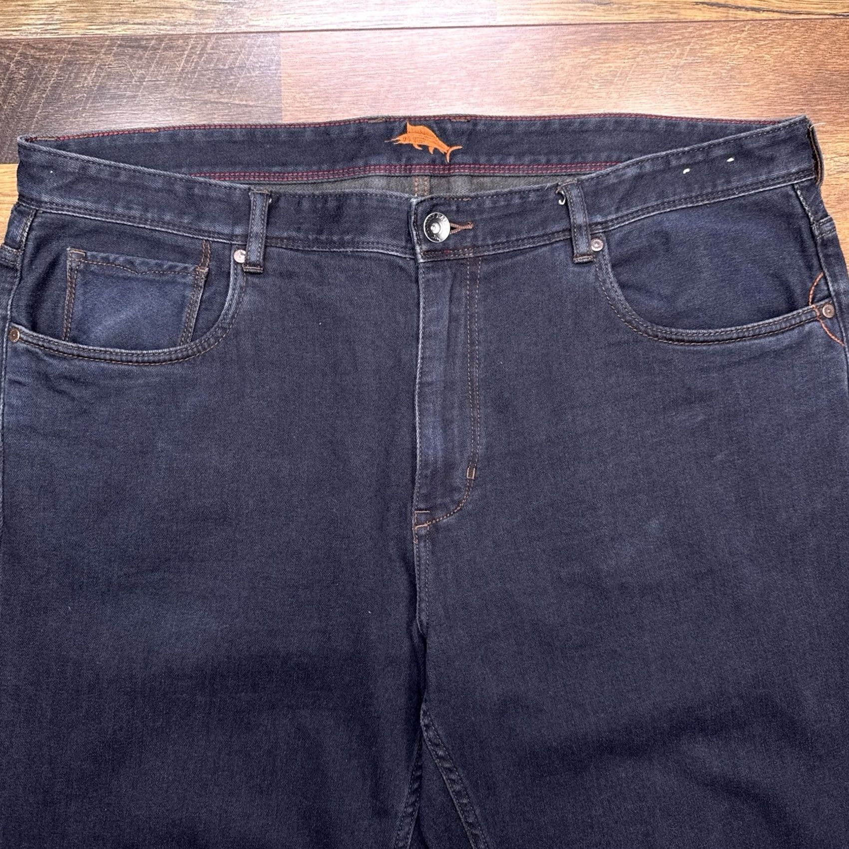 Tommy Bahama Tommy Bahama Antigua Cove Jeans Mens 40x34 Dark Indigo Standard Fit Authentic Size US 40 / EU 56 - 4 Thumbnail