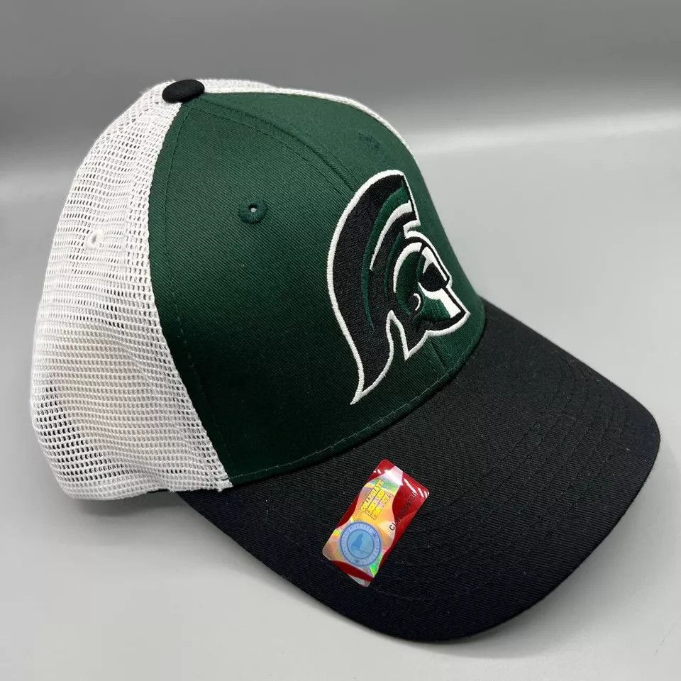 Other Michigan State Spartans Trucker Hat Men Russell Snap Back Size ONE SIZE - 3 Thumbnail