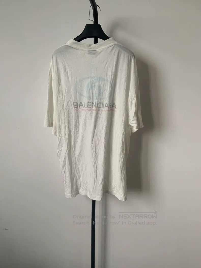 Balenciaga Balenciaga Distressed blue label logo letter pattern print Size US M / EU 48-50 / 2 - 2 Thumbnail