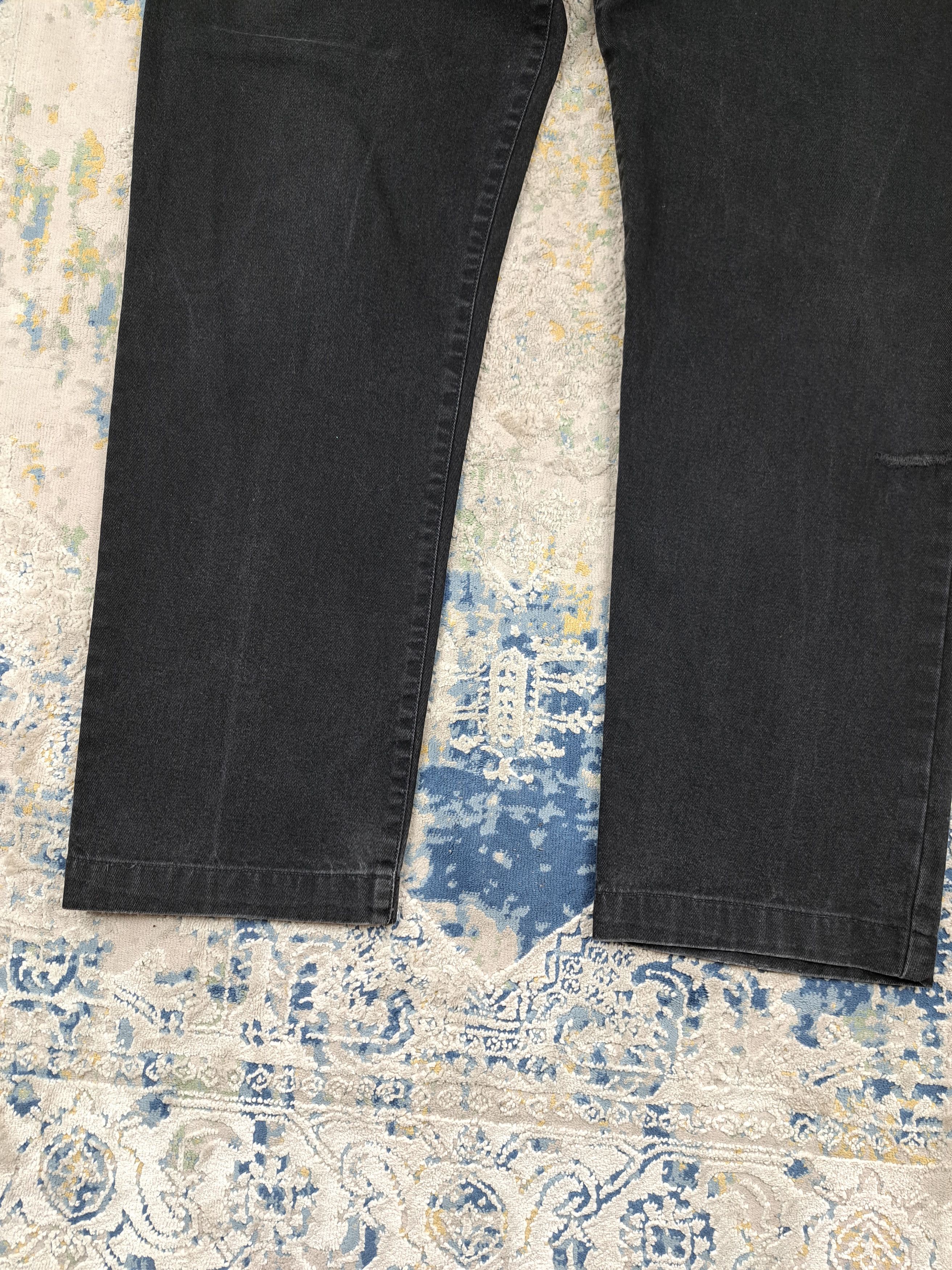 Versace Versace Classic Black Denim Straight Fit Jeans Luxury Size US 36 / EU 52 - 8 Thumbnail