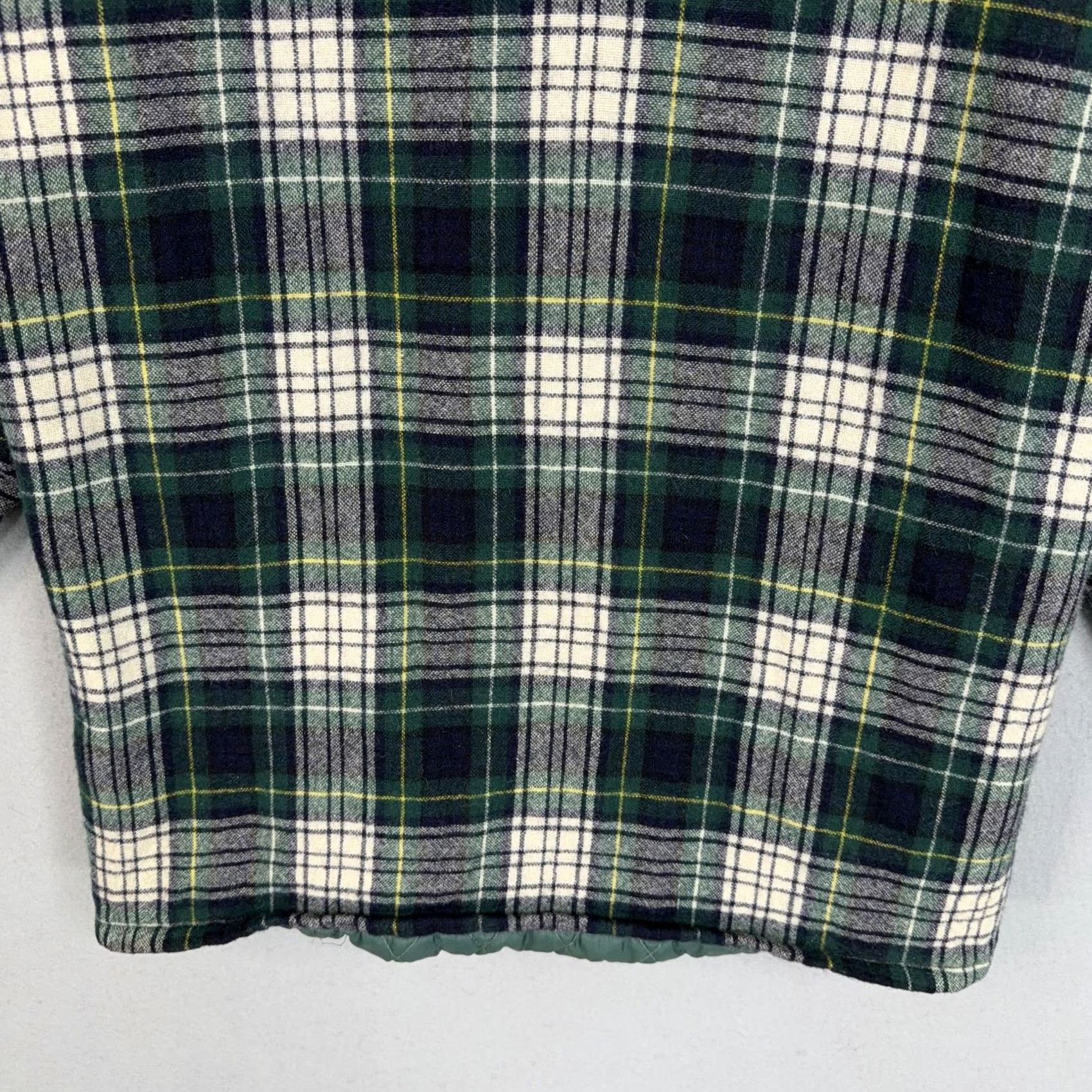 Vintage VINTAGE St. John's Bay Jacket Mens Large Green Plaid Quilted Wool Shirt Shacket Size US L / EU 52-54 / 3 - 7 Thumbnail