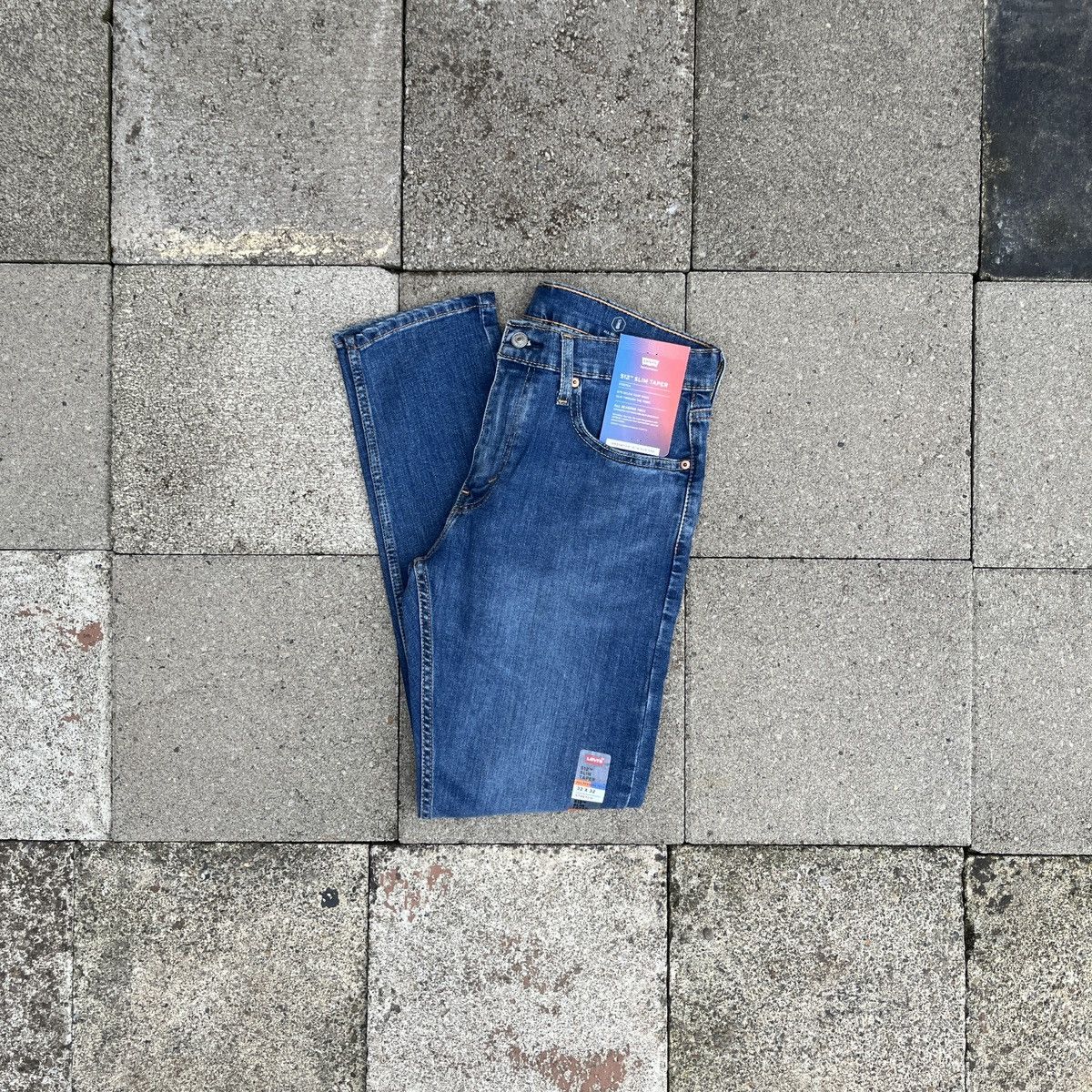 Levi's Levi’s 512 Slim Tapered Stretch Jeans NWT Dark Wash Denim Size US 32 / EU 48 - 2 Thumbnail