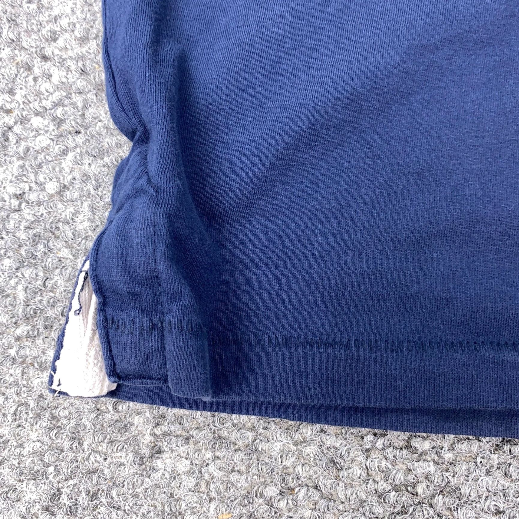 Vintage Aero Champs NY Henley Shirt Mens XL Navy Blue Short Sleeve Casual Cotton T-Shirt Size US XL / EU 56 / 4 - 5 Thumbnail