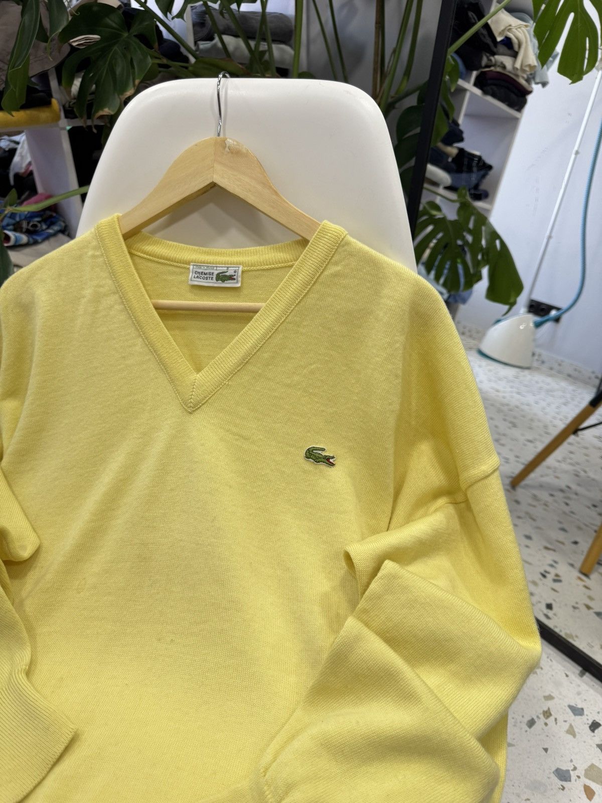 Lacoste Lacoste v-neck sweater cardigan size XL Size US XL / EU 56 / 4 - 3 Thumbnail