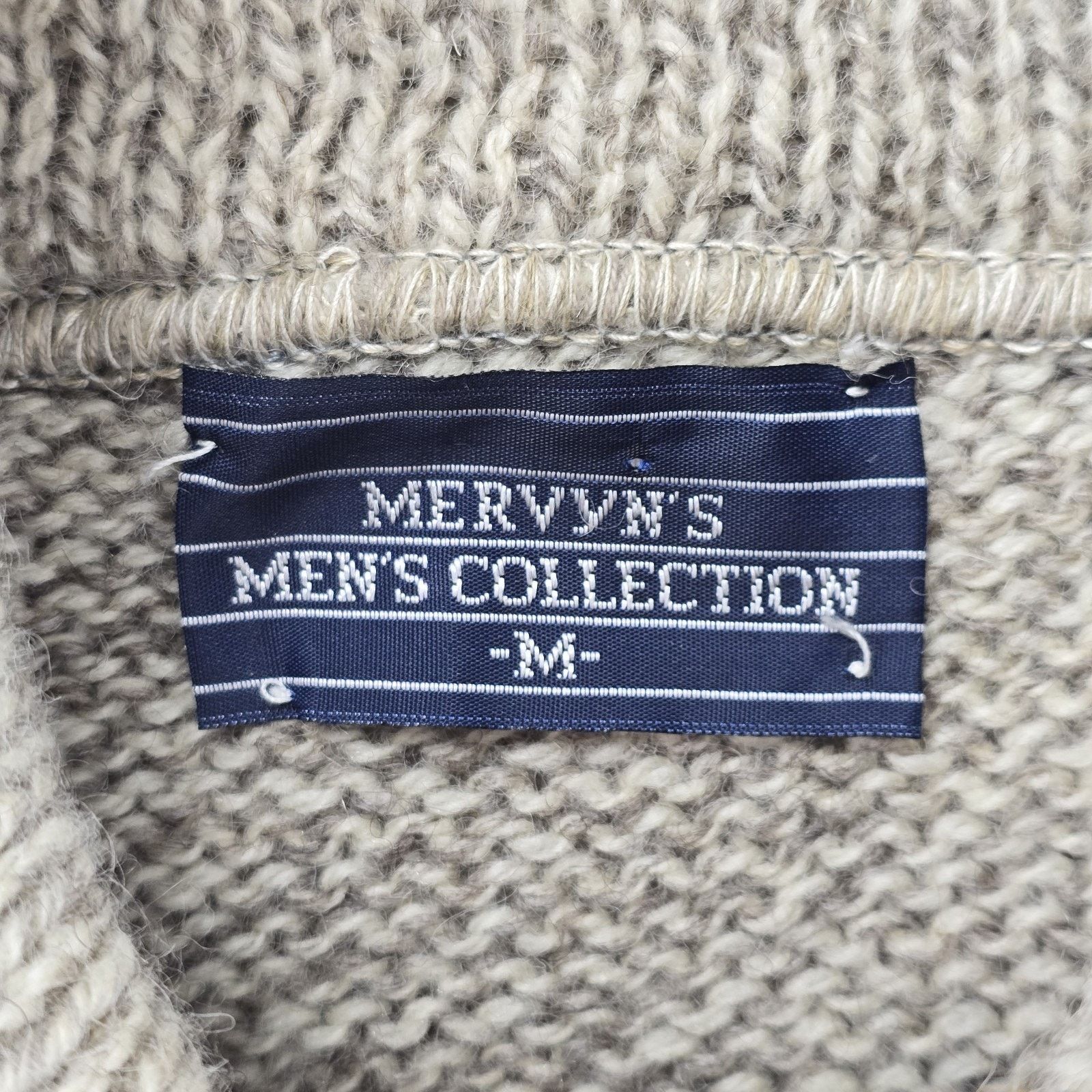 Other Vintage Mervyn’s Men’s Wool Shawl Collar Sweater Medium Size US M / EU 48-50 / 2 - 5 Thumbnail