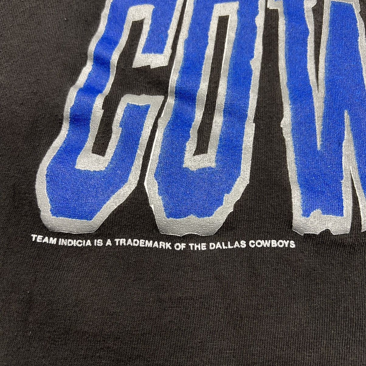 Vintage VTG Dallas Cowboys Flintstones Tee Shirt Black NFL Cartoon Size US L / EU 52-54 / 3 - 4 Thumbnail