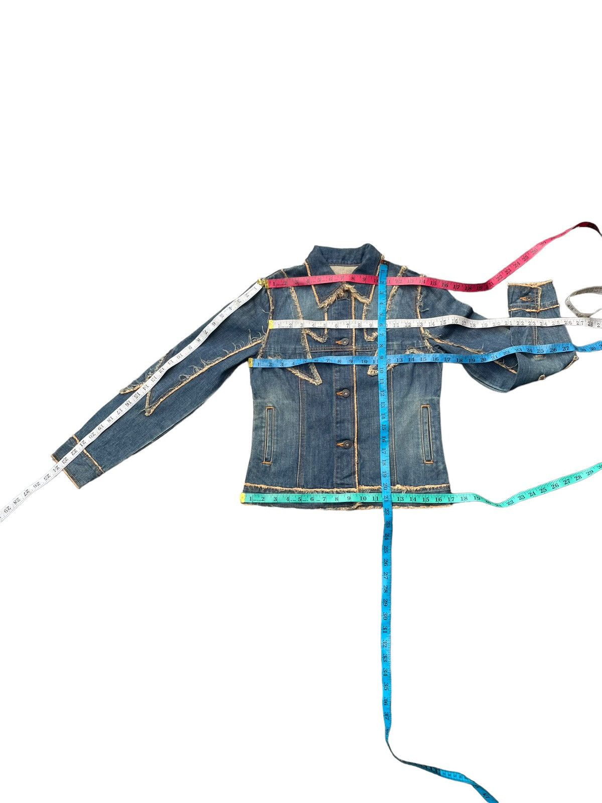 Japanese Brand Vivayou Custom Denim Jacket Size S / US 4 / IT 40 - 11 Thumbnail