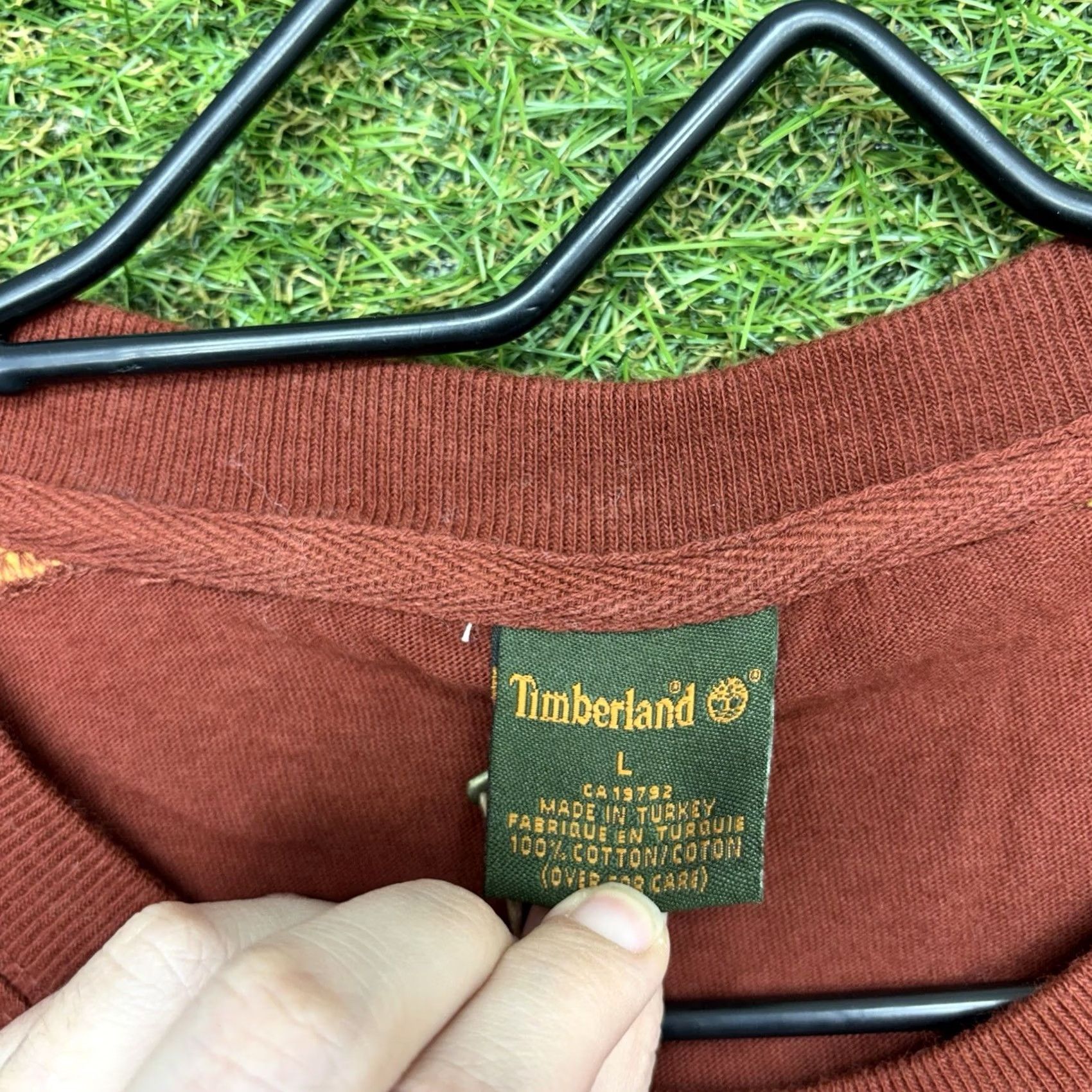 Timberland Timberland Shirt Mens Large Red Crewneck Striped Workwear NWT Size US L / EU 52-54 / 3 - 5 Thumbnail