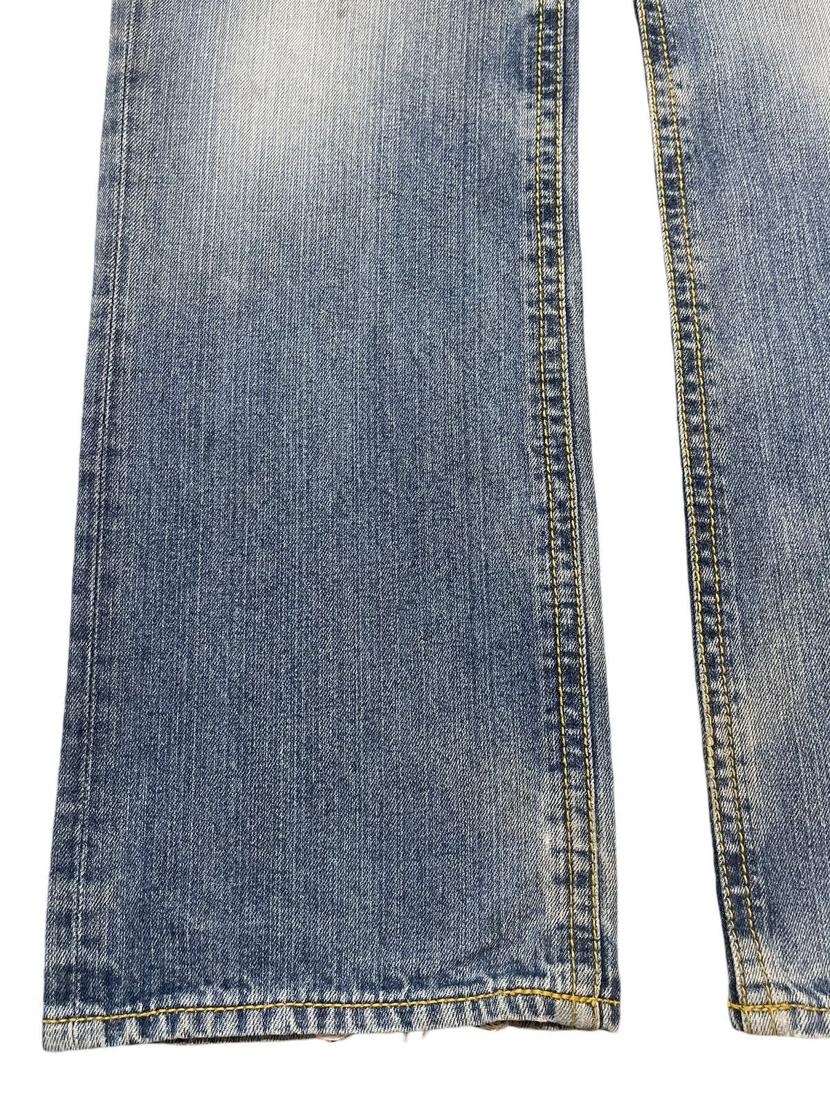 14th Addiction Vintage Japanese Seditionaries Skull Embroidered Baggy Jeans Size US 30 / EU 46 - 7 Thumbnail