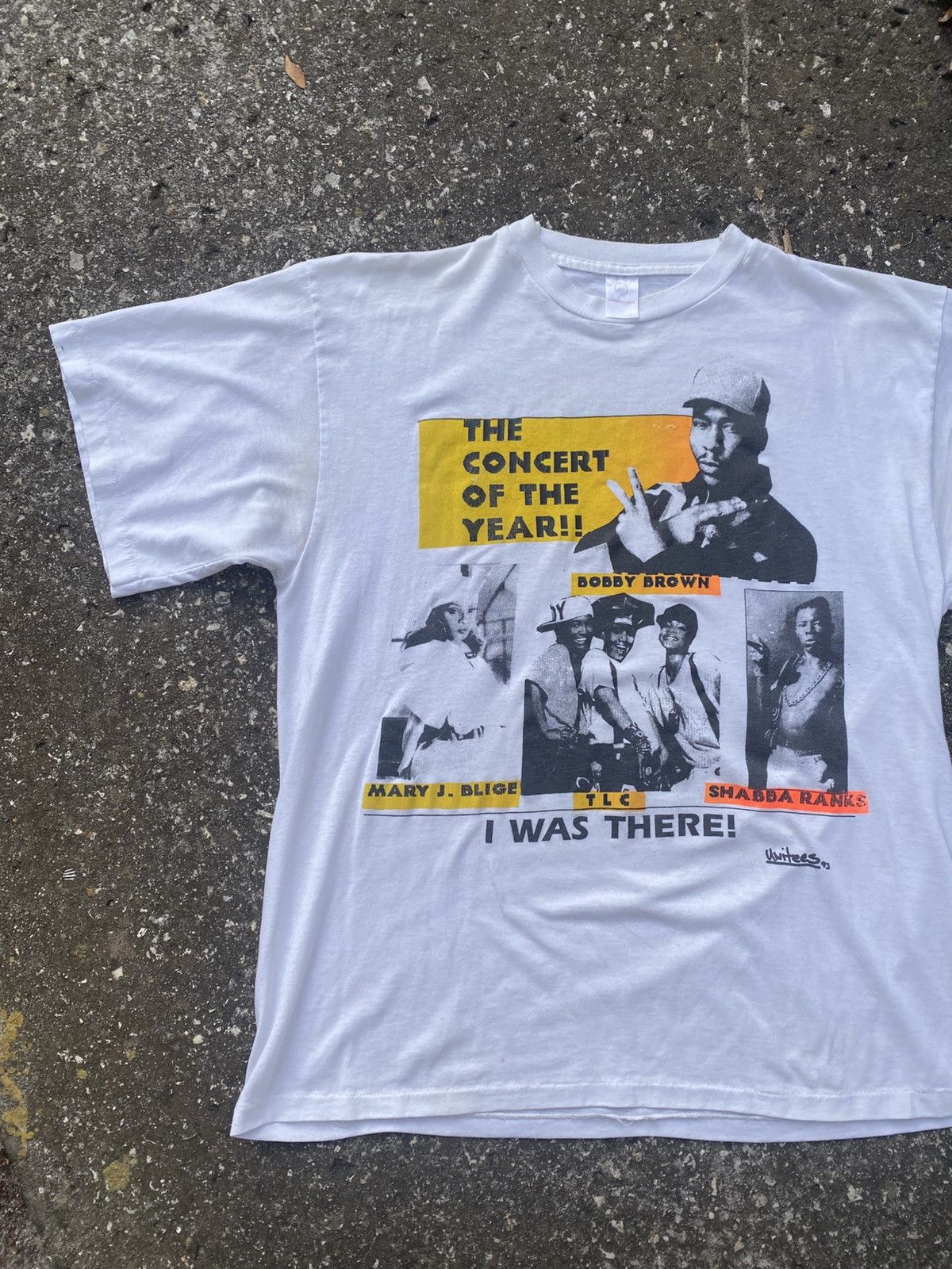 Vintage Vintage Bobby Brown / TLC / Shaba Ranks / Mary J Blige Rap T Size US XL / EU 56 / 4 - 1 Thumbnail