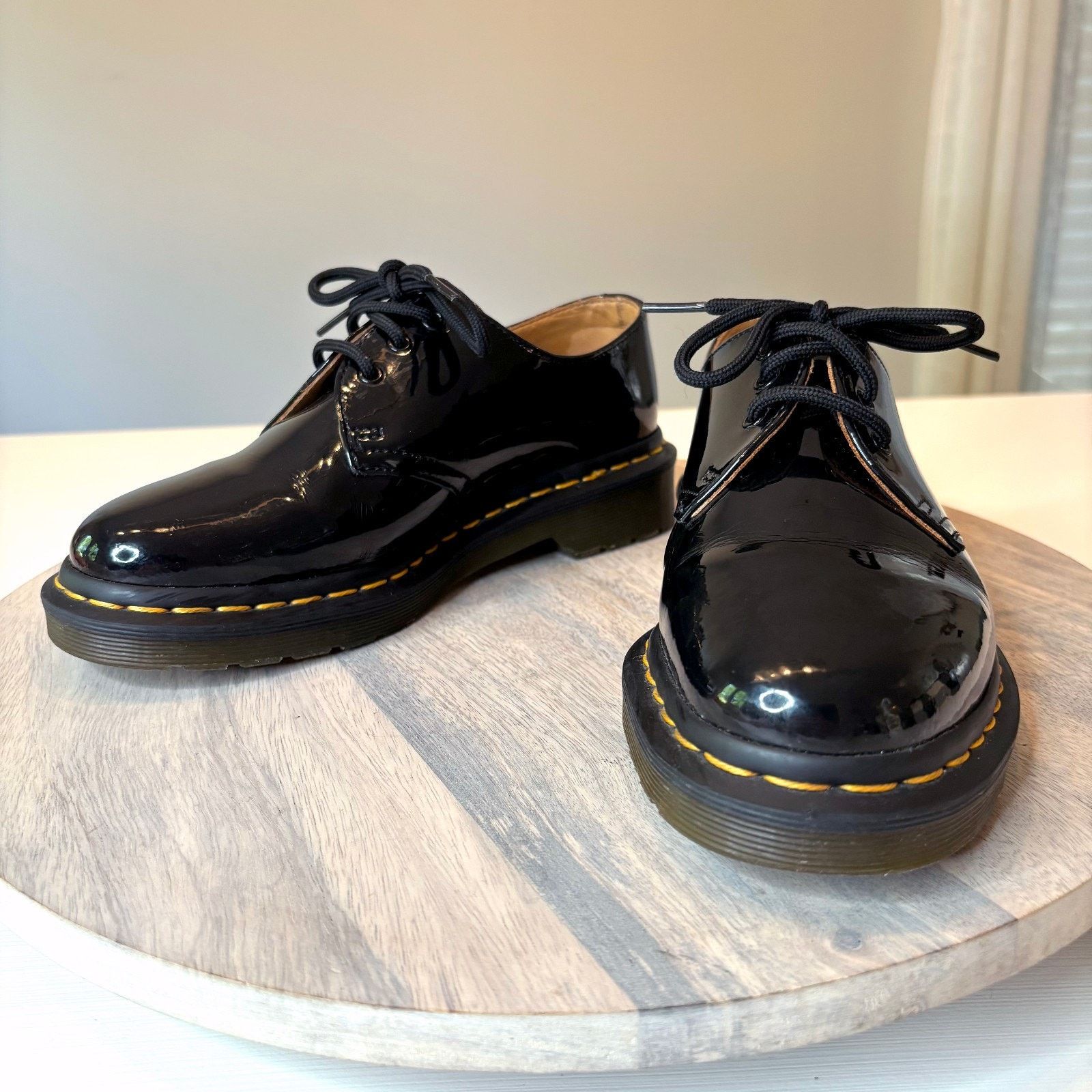 Dr. Martens Dr Martens 1461 Black Leather Shoes Women's EU 37 US 6 Size US 6 / IT 36 - 3 Thumbnail