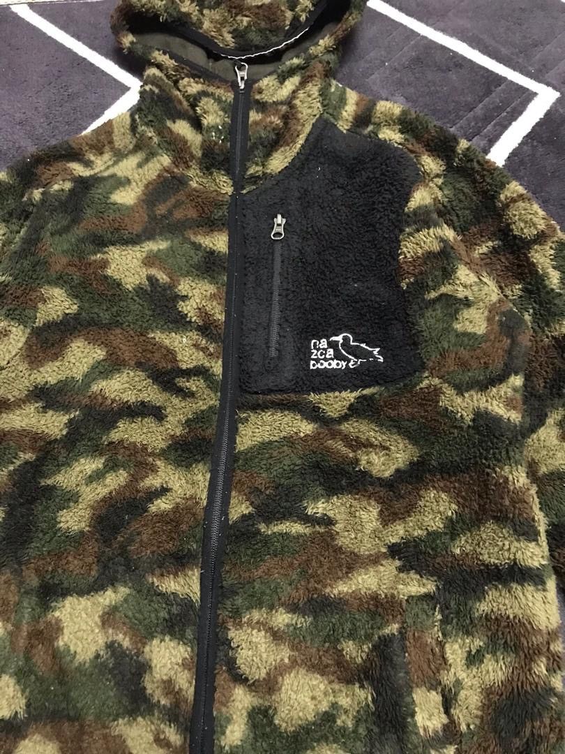 Japanese Brand STEAL💥Camou Fleece Jacket for Women Size M / US 6-8 / IT 42-44 - 5 Thumbnail