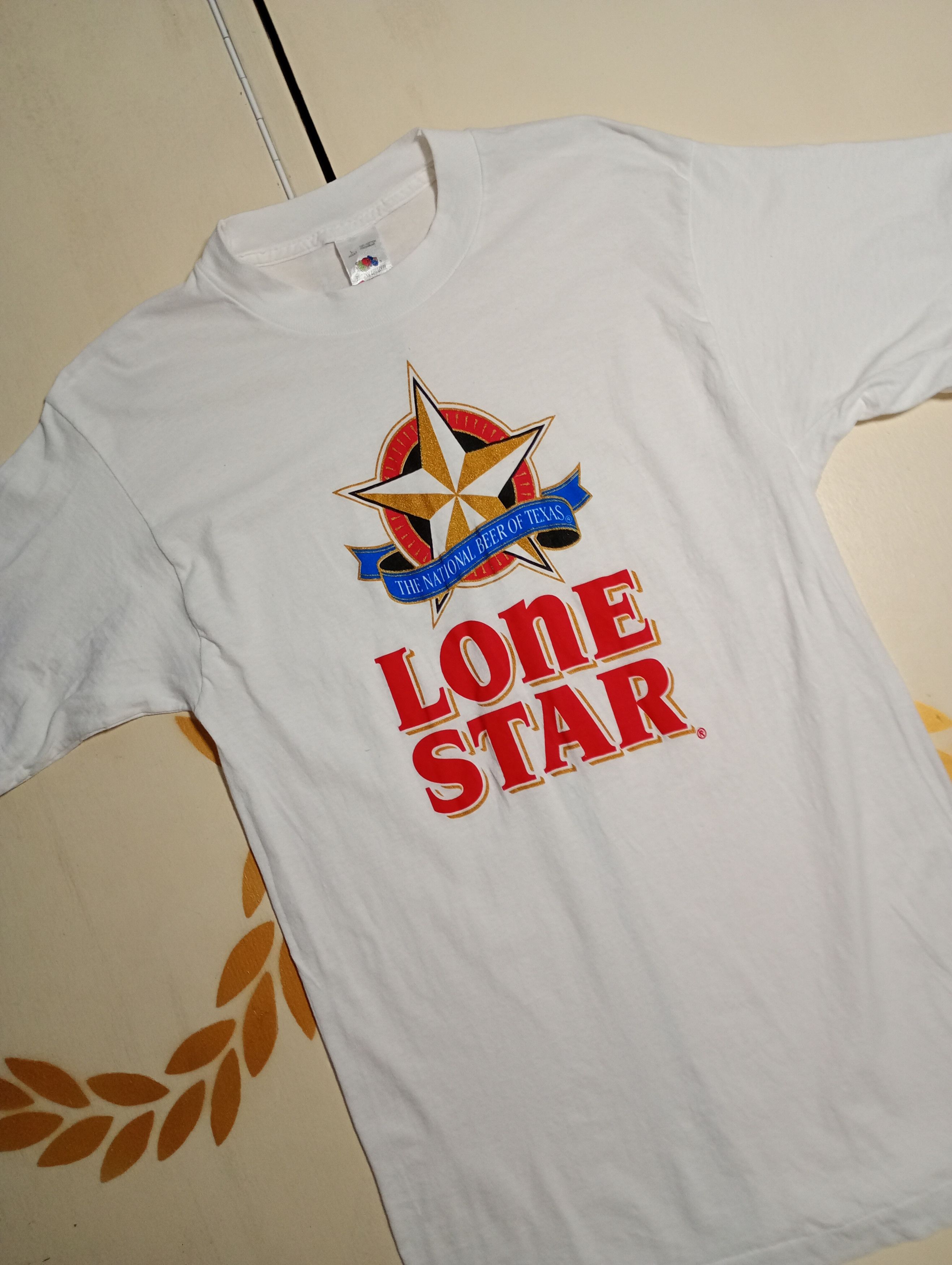 Fruit Of The Loom Lone Star Fruit Of The Loom T-Shirt Vintage 90's Size US L / EU 52-54 / 3 - 5 Thumbnail